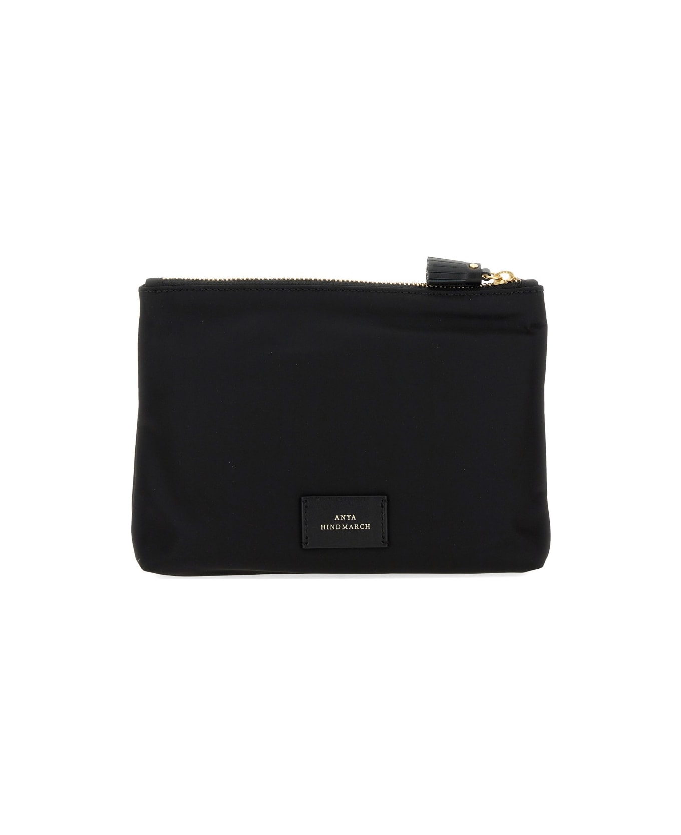 Anya Hindmarch "happy Eyes" Pouch - BLACK