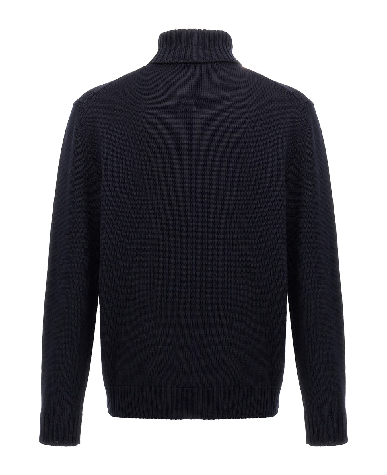 Zanone Turtle-neck Sweater - BLUE