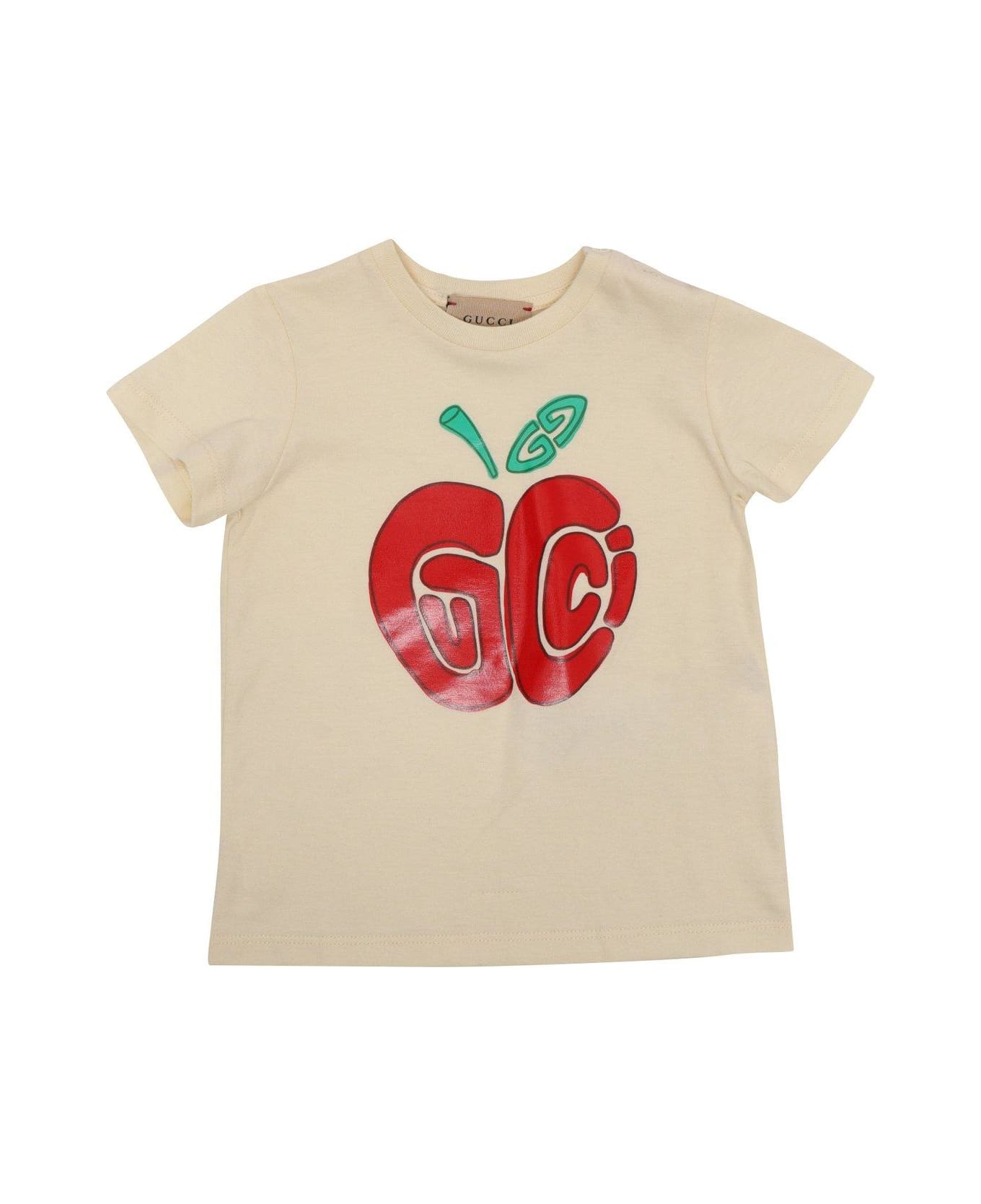Gucci Graphic Printed Striaight Hem T-shirt Tシャツ＆ポロシャツ