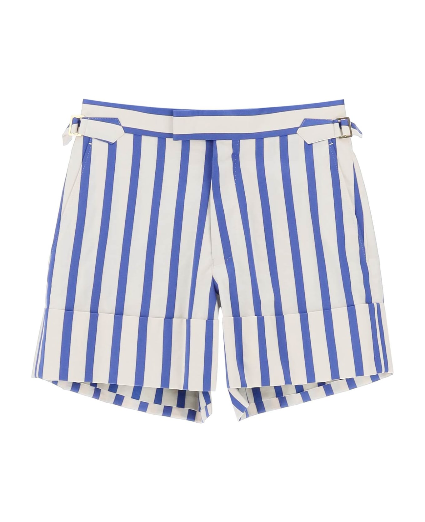 Vivienne Westwood 'bertram' Striped Shorts - BLUE WHITE (White) ショートパンツ