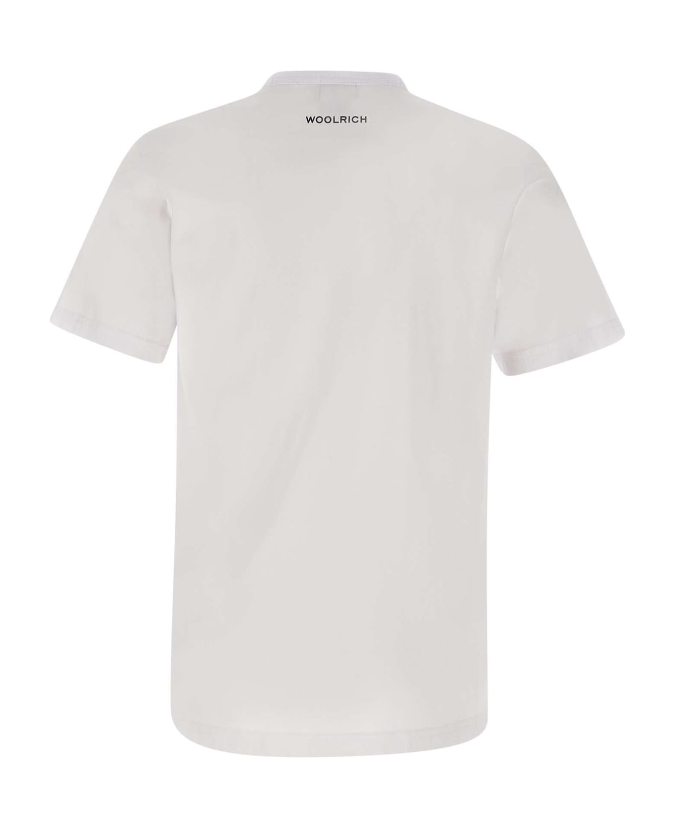 Woolrich "boat" Cotton T-shirt - WHITE