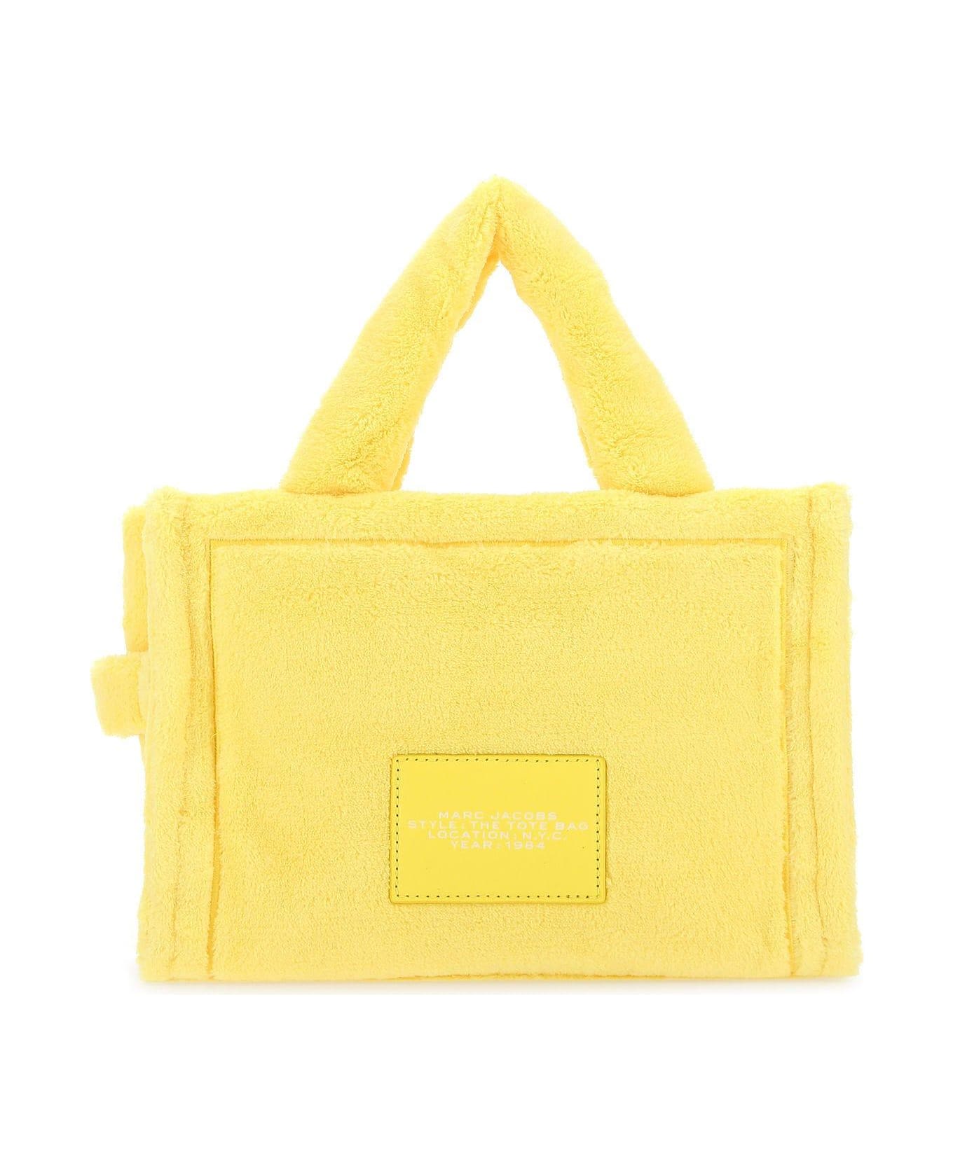 Marc Jacobs Yellow Terry Fabric Mini The Tote Bag Handbag - Yellow