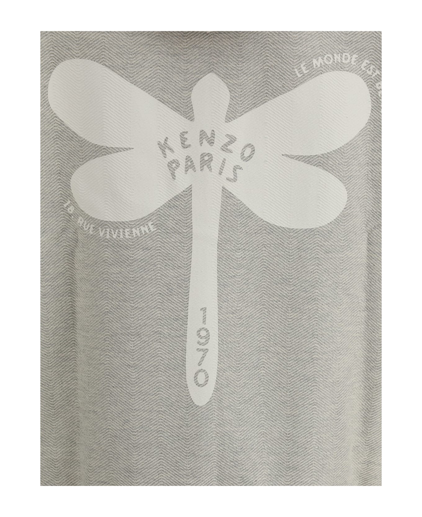 Kenzo Dragonfly Hoodie - Gris Clair