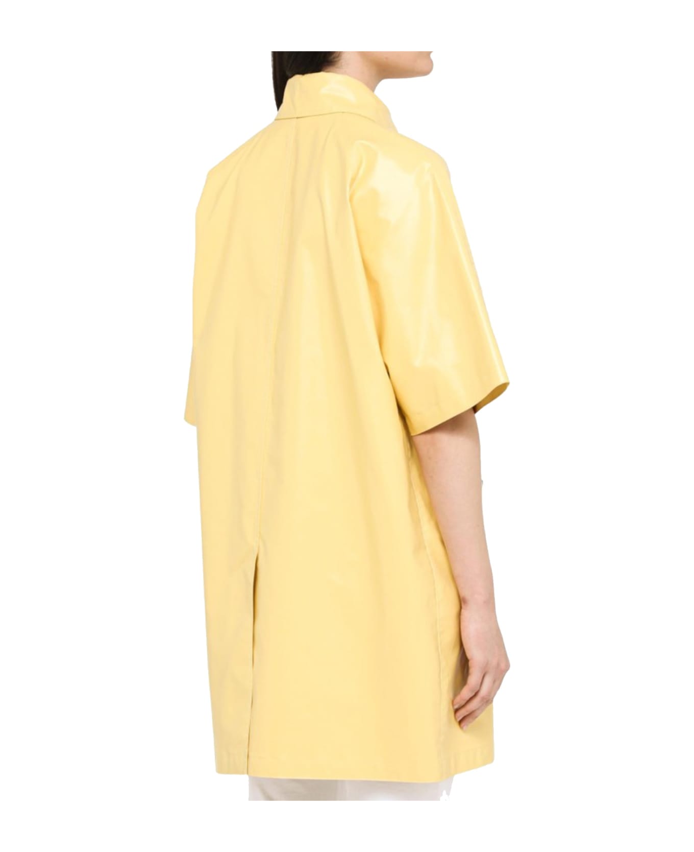 Max Mara Tondo Rain Coat - Yellow