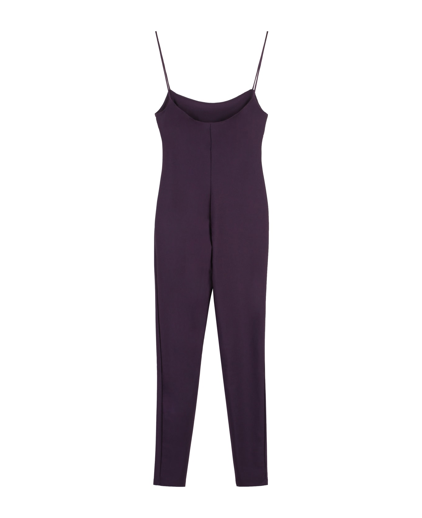 The Andamane Techno Fabric Jumpsuit - purple