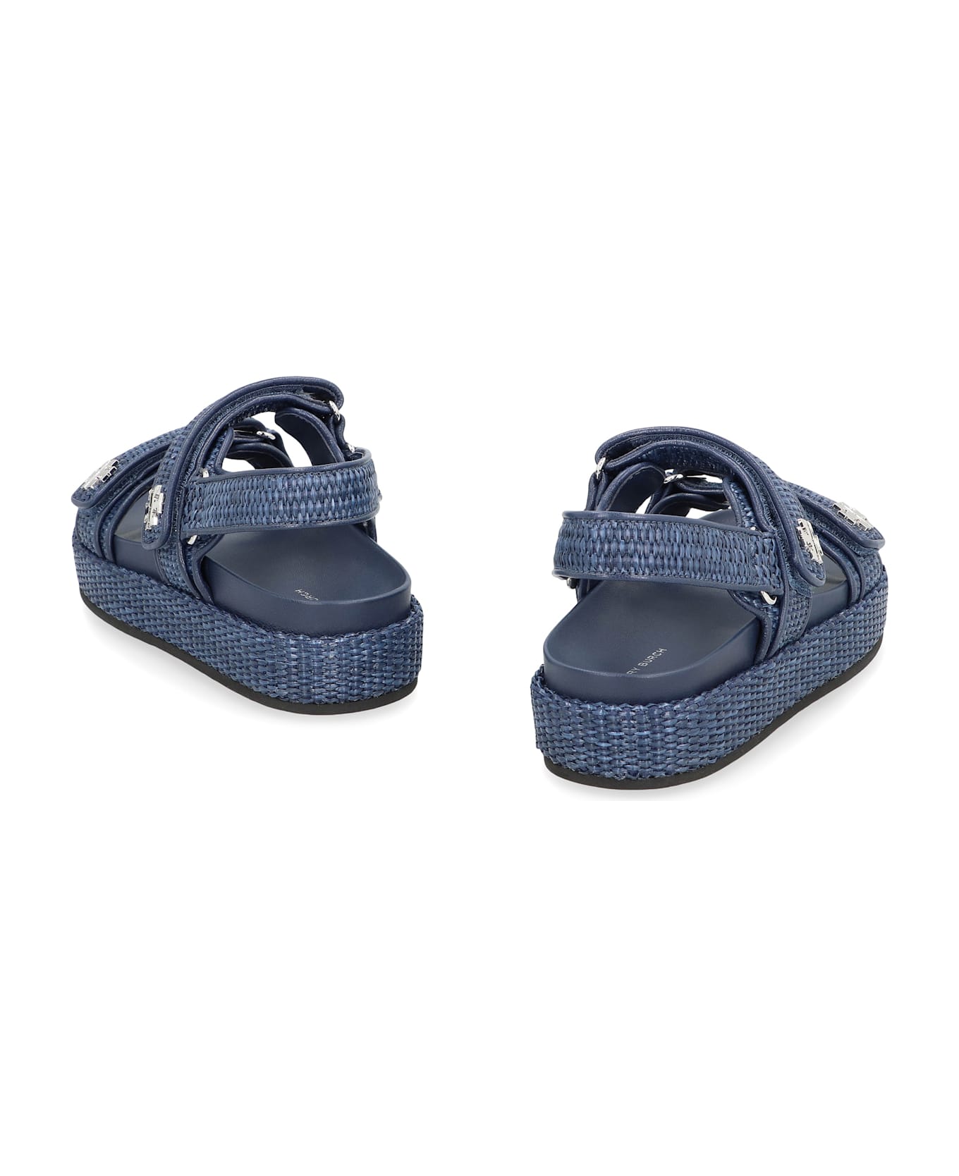 Tory Burch Kira Intrecciato Sandals - blue