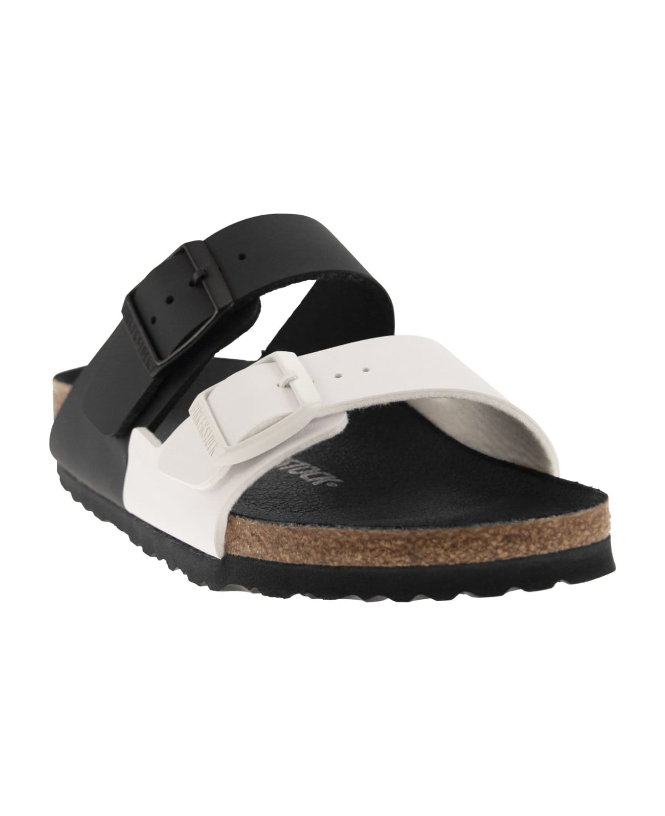 Birkenstock Arizona Split Sandal - Black/white