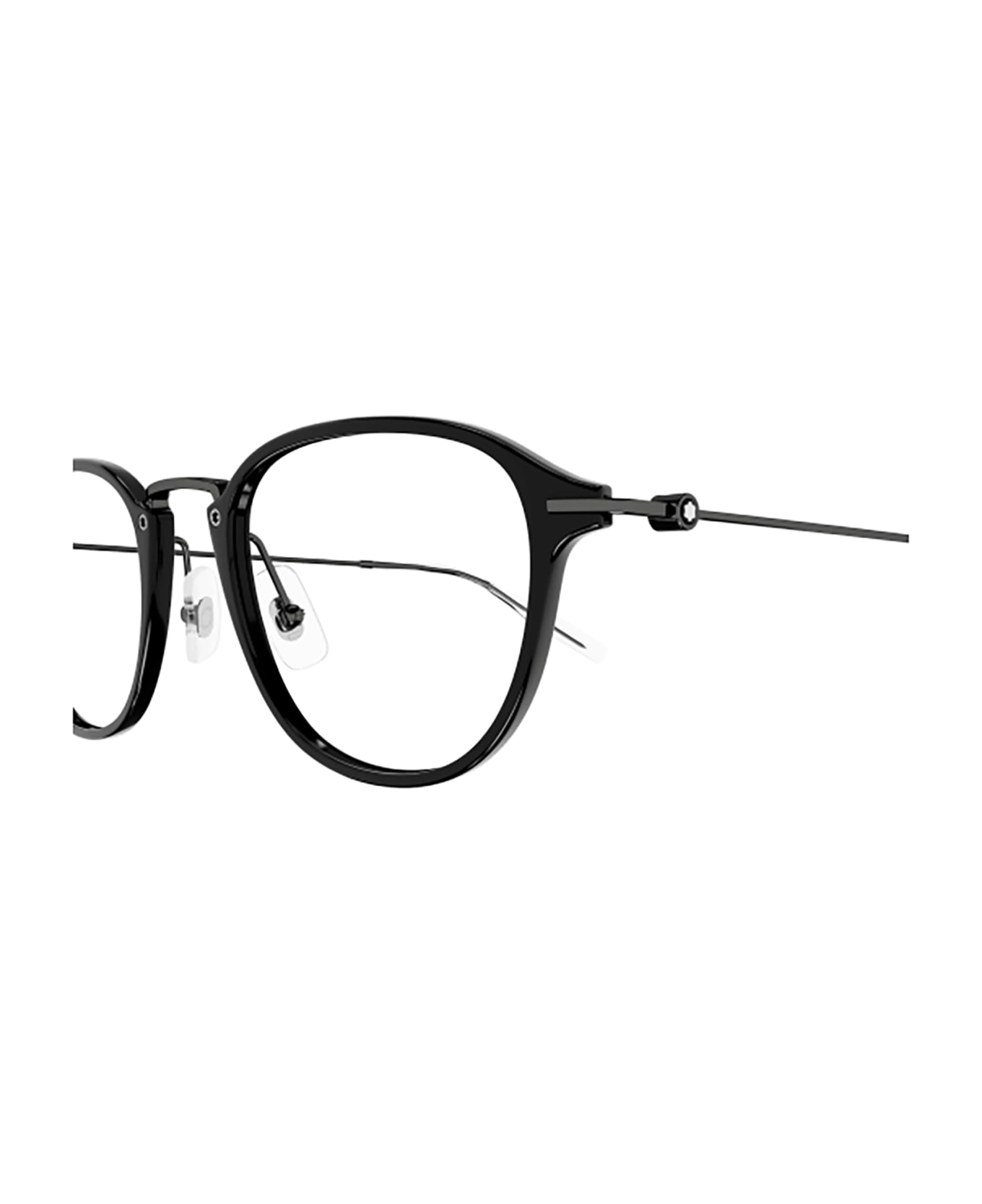 Montblanc MB0155O Eyewear - Black Ruthenium Trans アイウェア