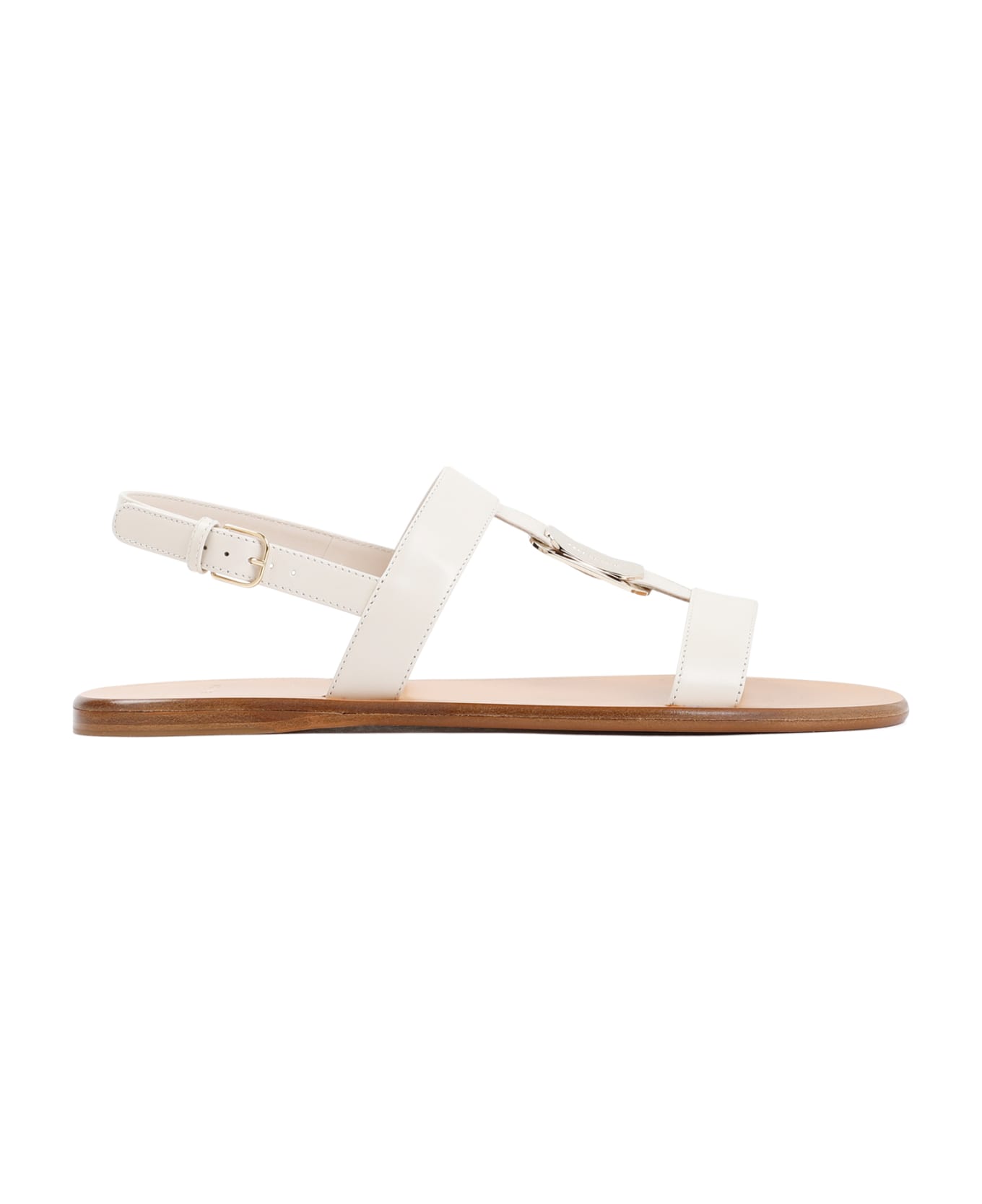 Ferragamo Vida Sandals - Mascarpone