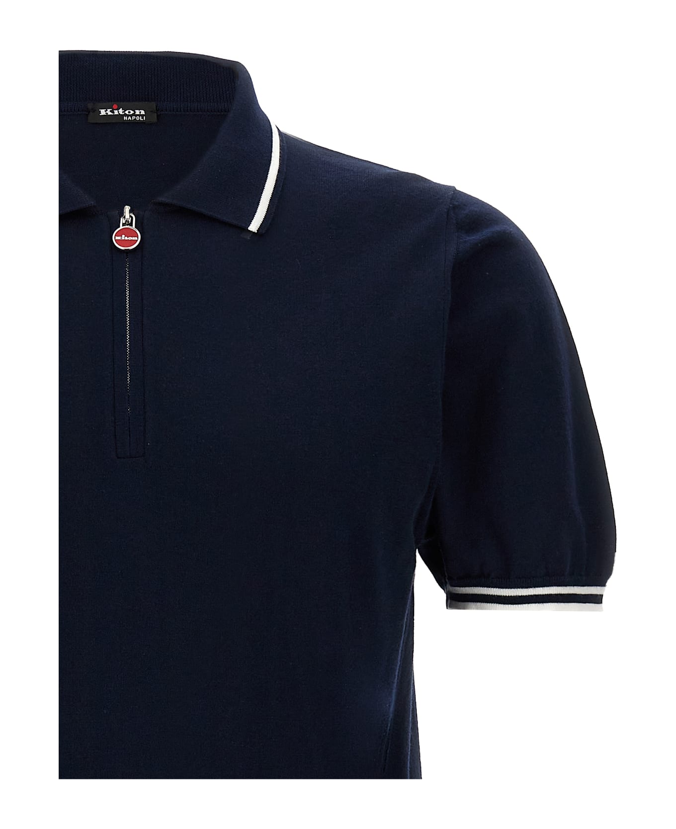 Kiton 
ciro
 Polo Shirt - Blue