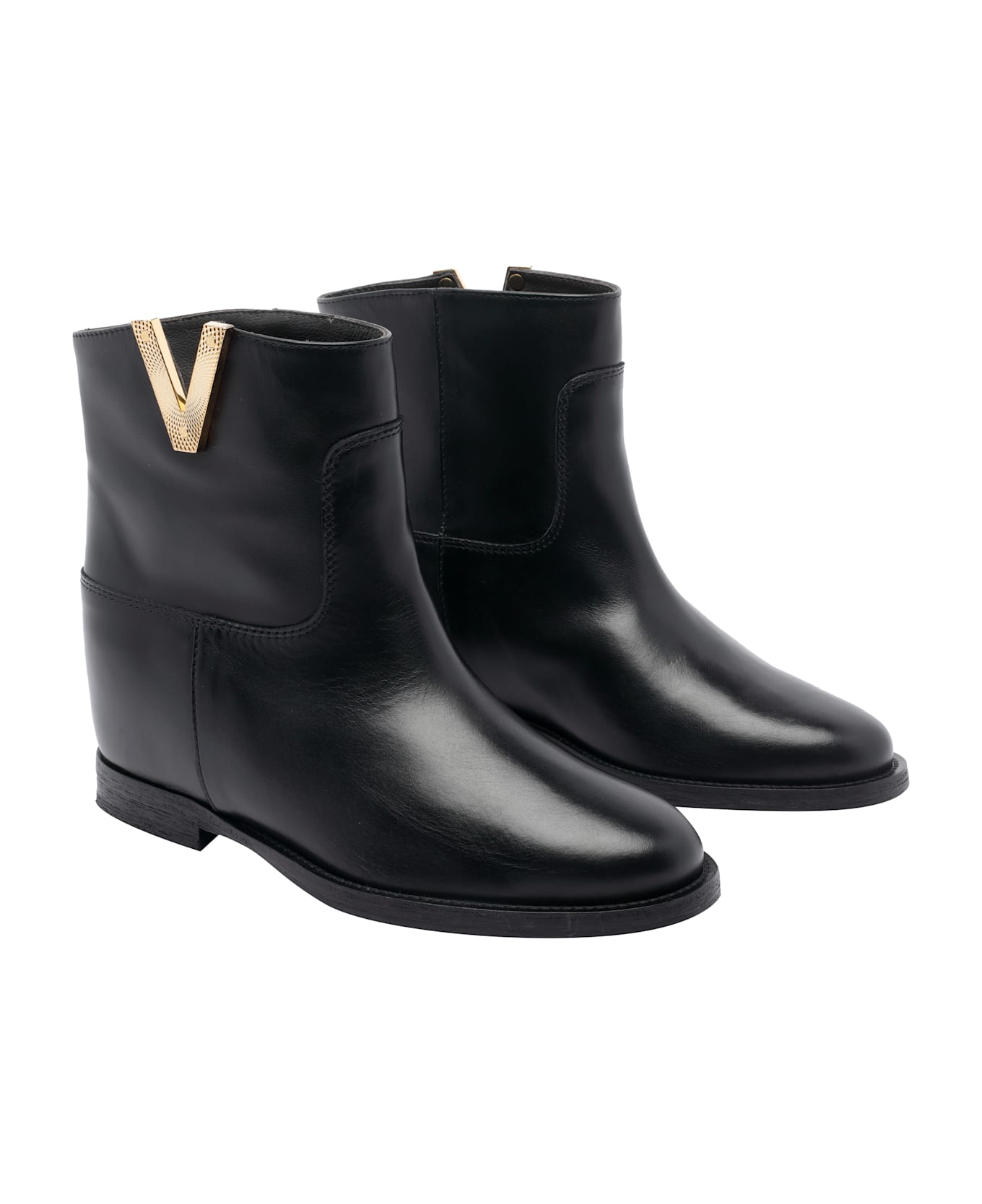 Via Roma 15 V Booties - Black