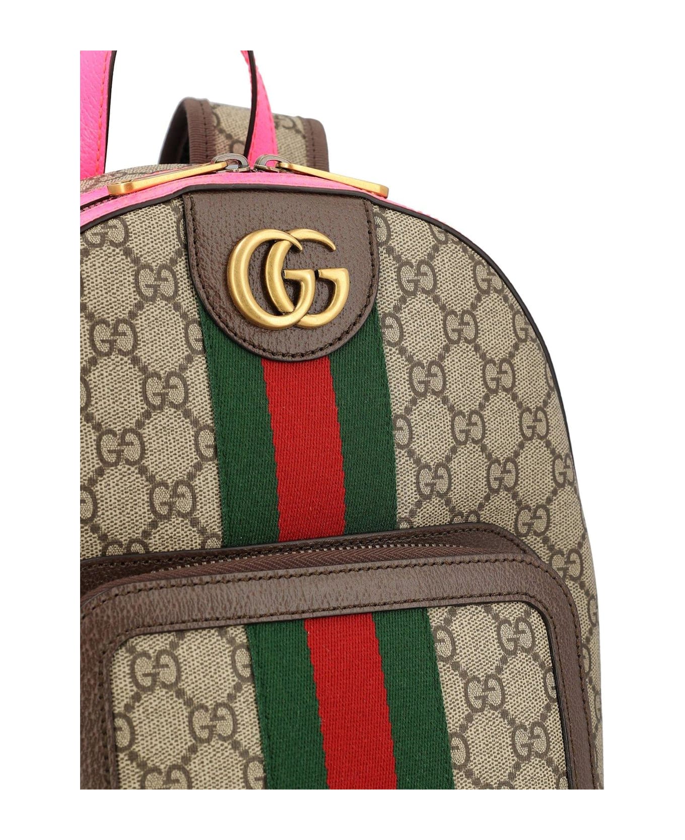 Gucci Ophidia Gg Small Backpack - Beige