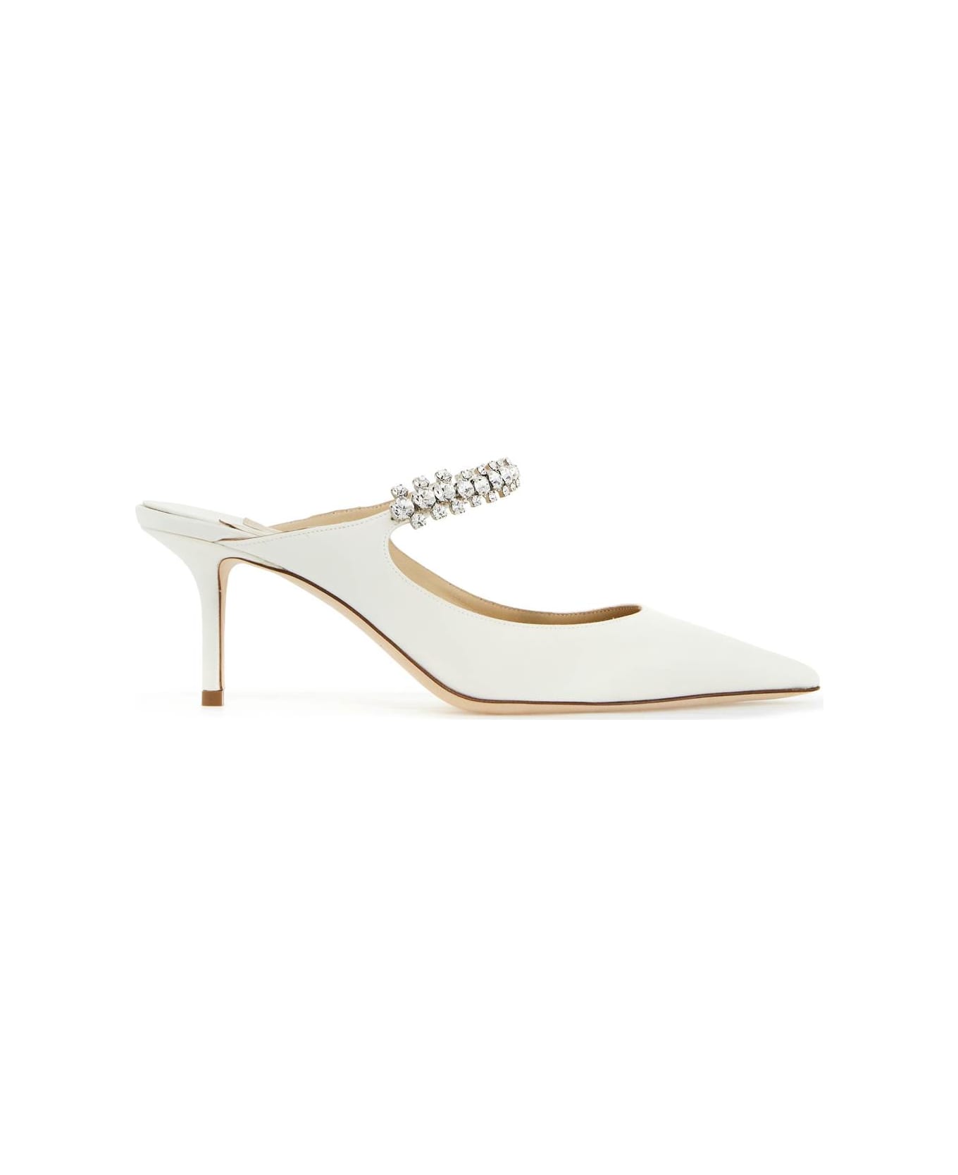 Jimmy Choo Bing 65 Mules - WHITE