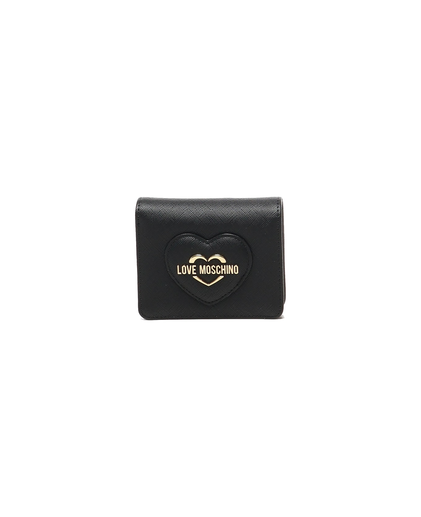 Love Moschino Wallet With Lettering Logo - Black
