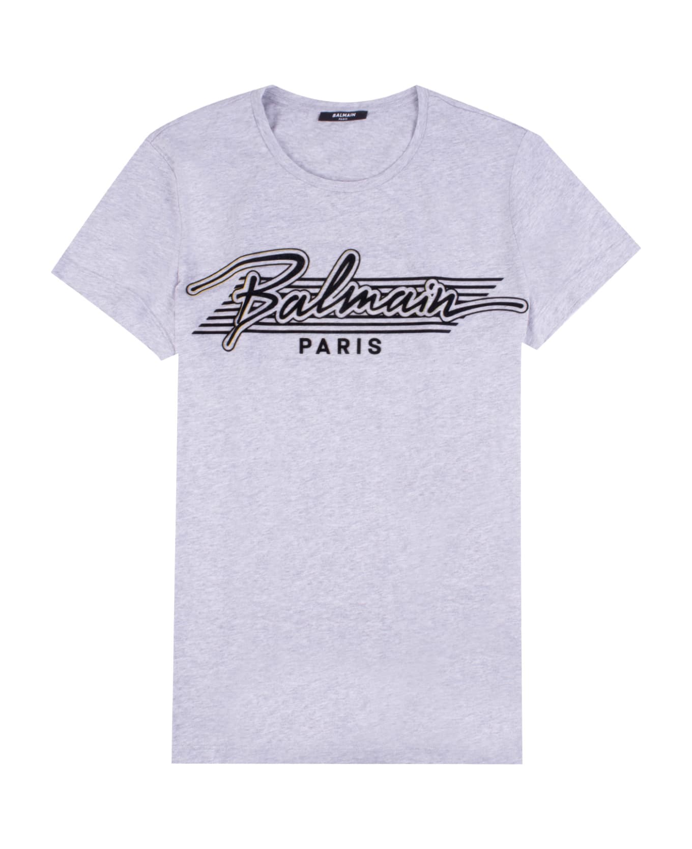 Balmain Cotton T-shirt - Grey シャツ