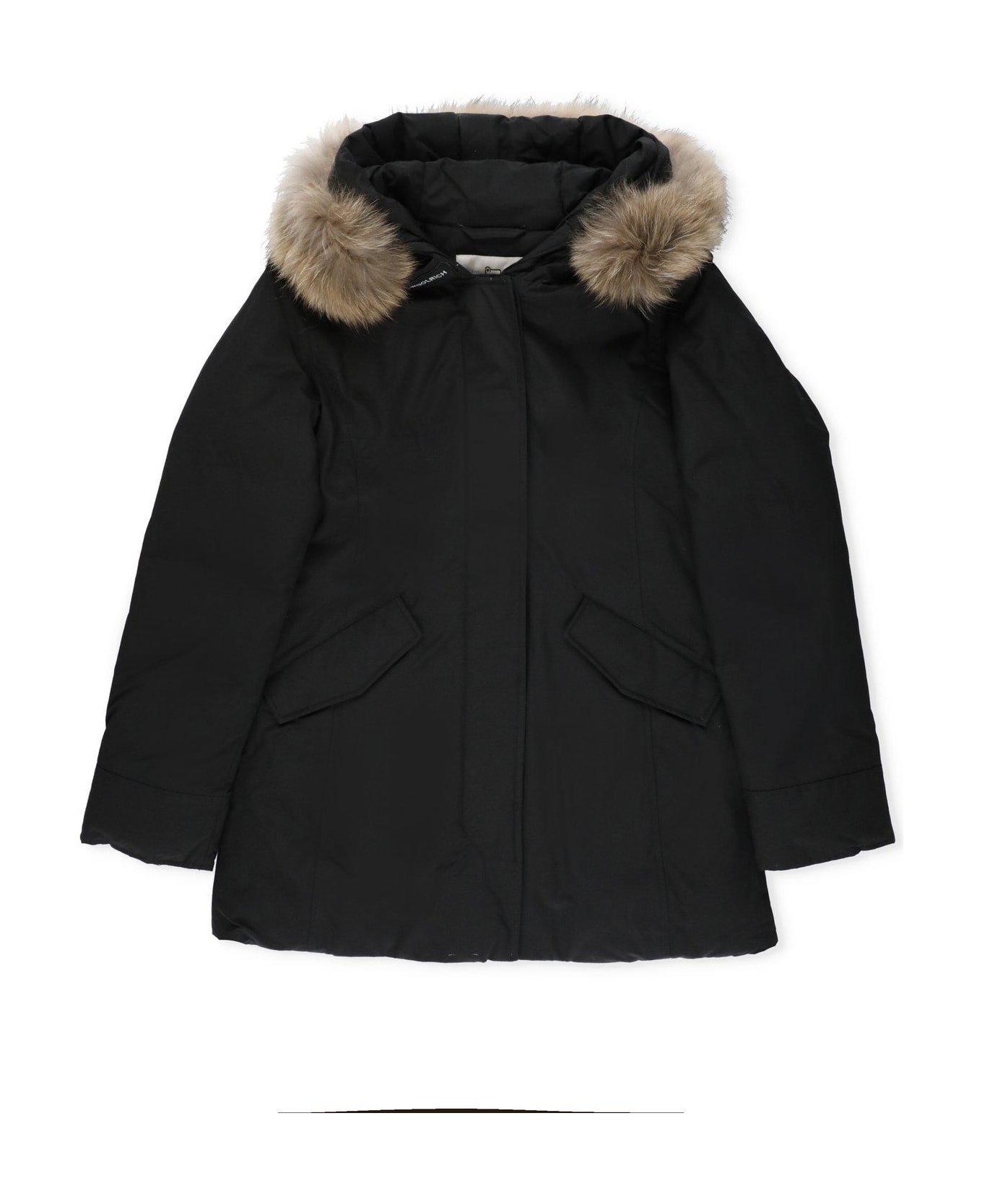 Woolrich Long-sleeved Hooded Jacket - Blk Black