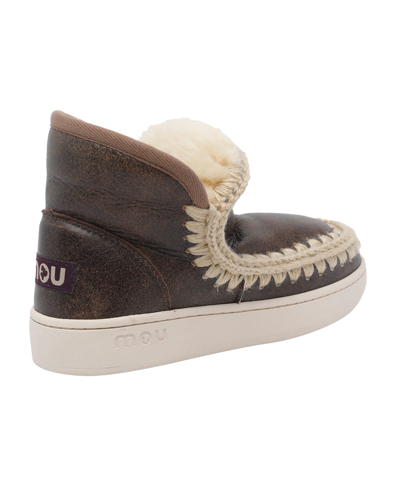 Mou New Eskimo Leather Booties - Brown スニーカー