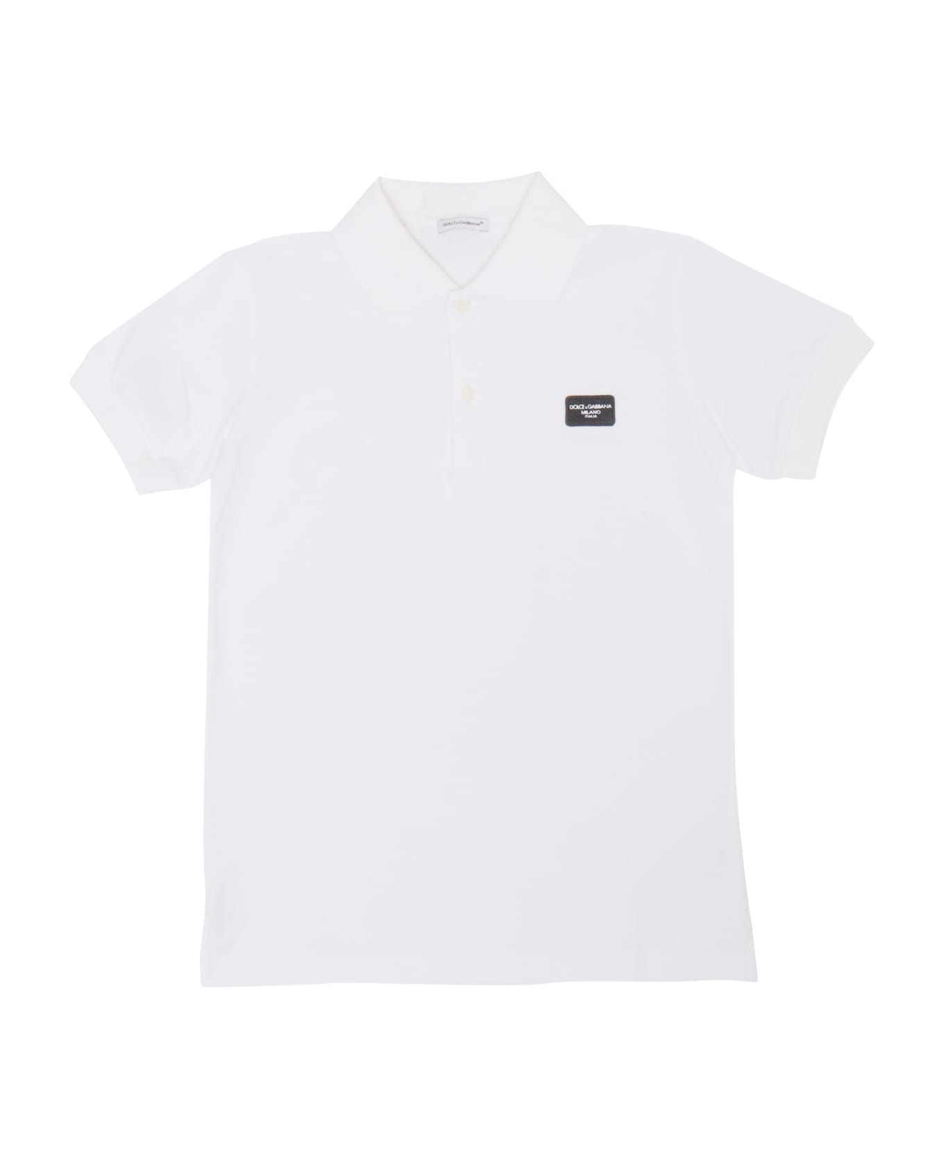 Dolce & Gabbana D&g White Polo - WHITE Tシャツ＆ポロシャツ