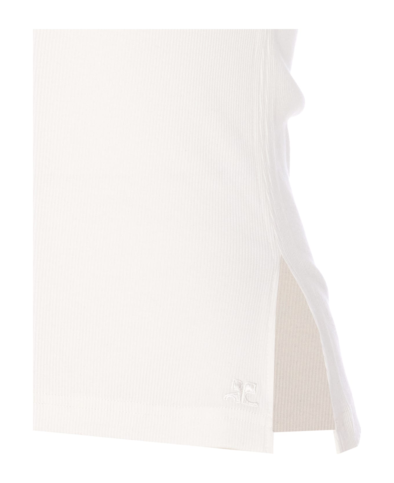 Courrèges Transverse 90
s Tank Top - White