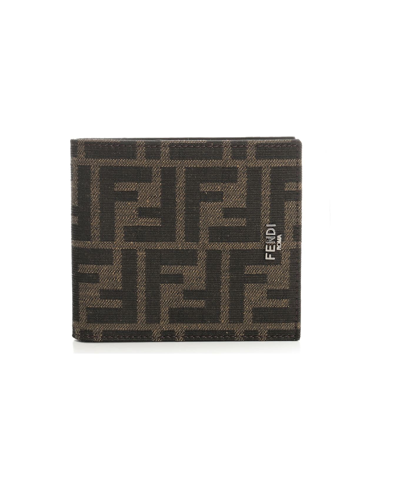 Fendi Diagonal Wallet - Brown