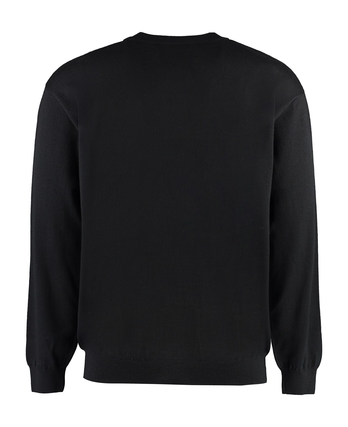 Moschino Wool Crew-neck Sweater - black