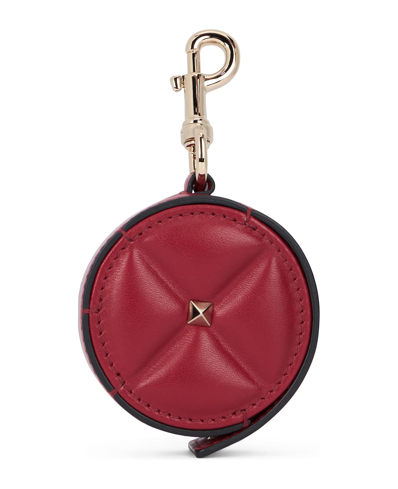 Valentino Garavani Leather Keyring - red