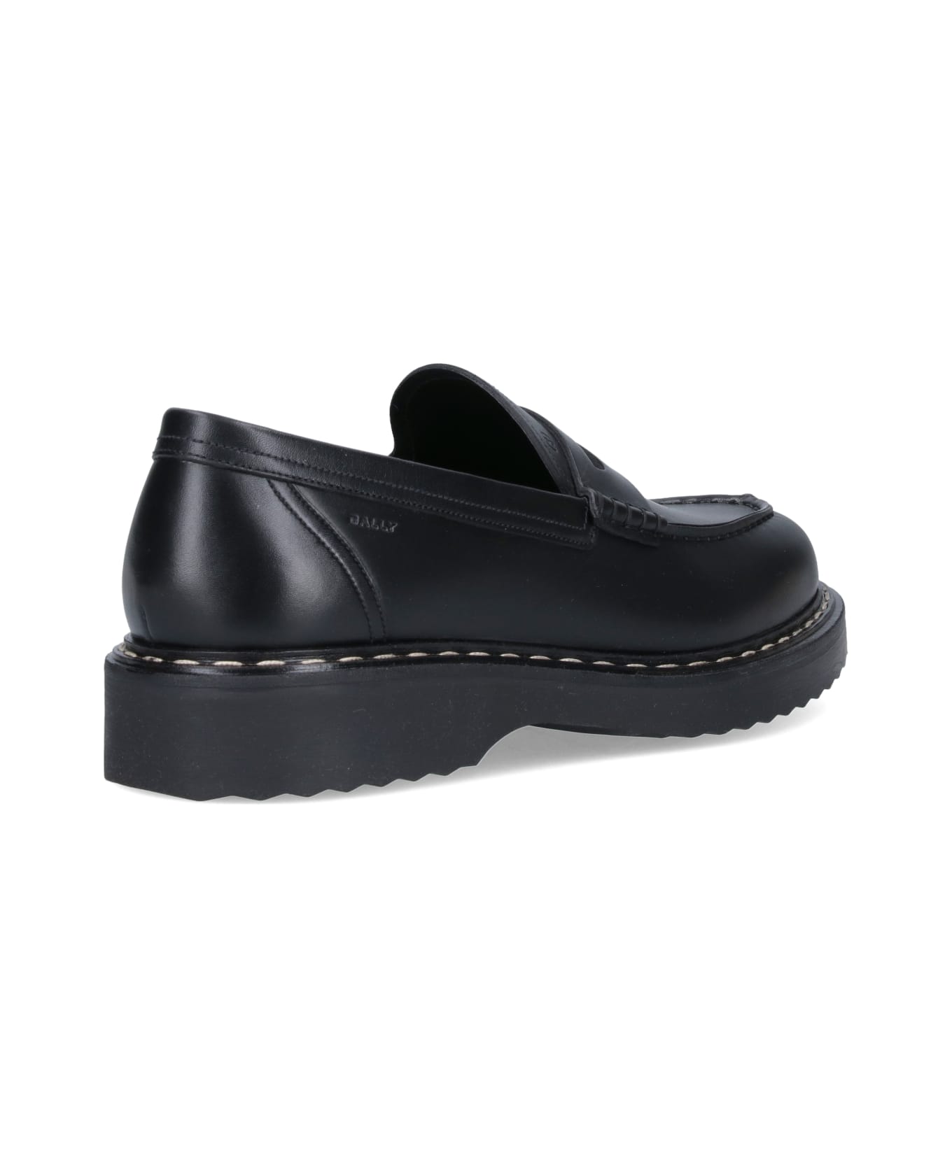 Bally Leather Loafers - Black  