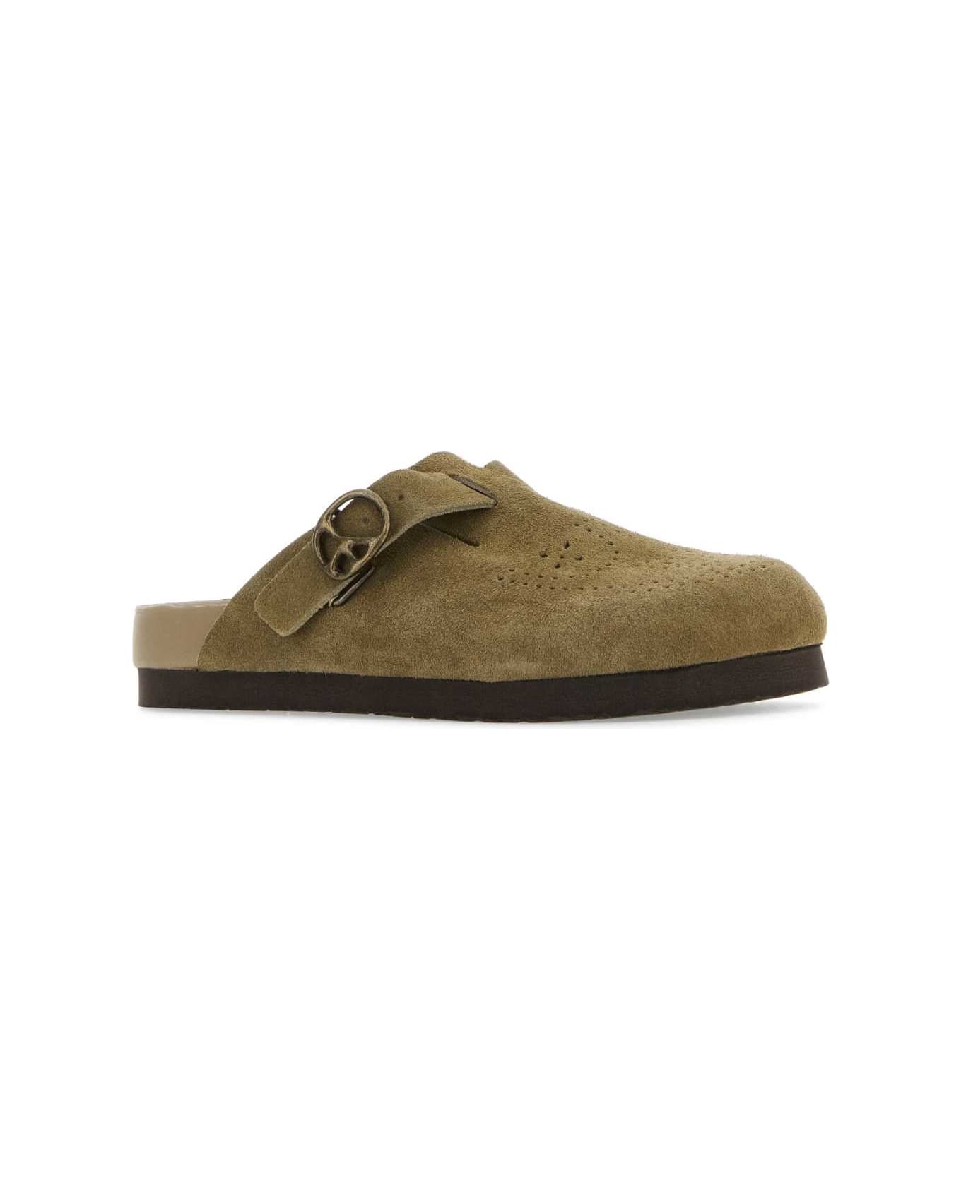 Needles Biscuit Suede Slippers - ATAUPE