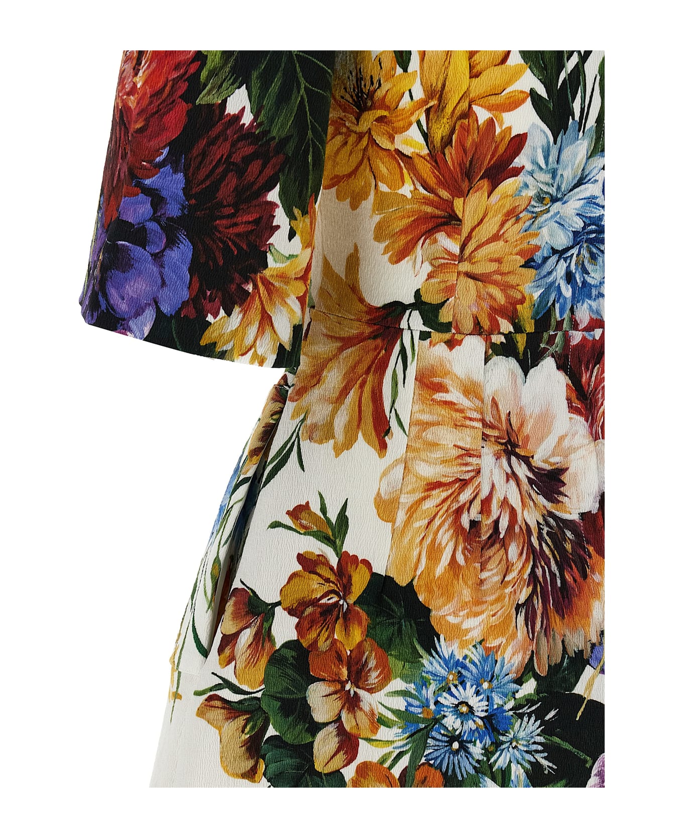 Dolce 
Gabbana Floral Bouquet Printed Dress - Multicolor
