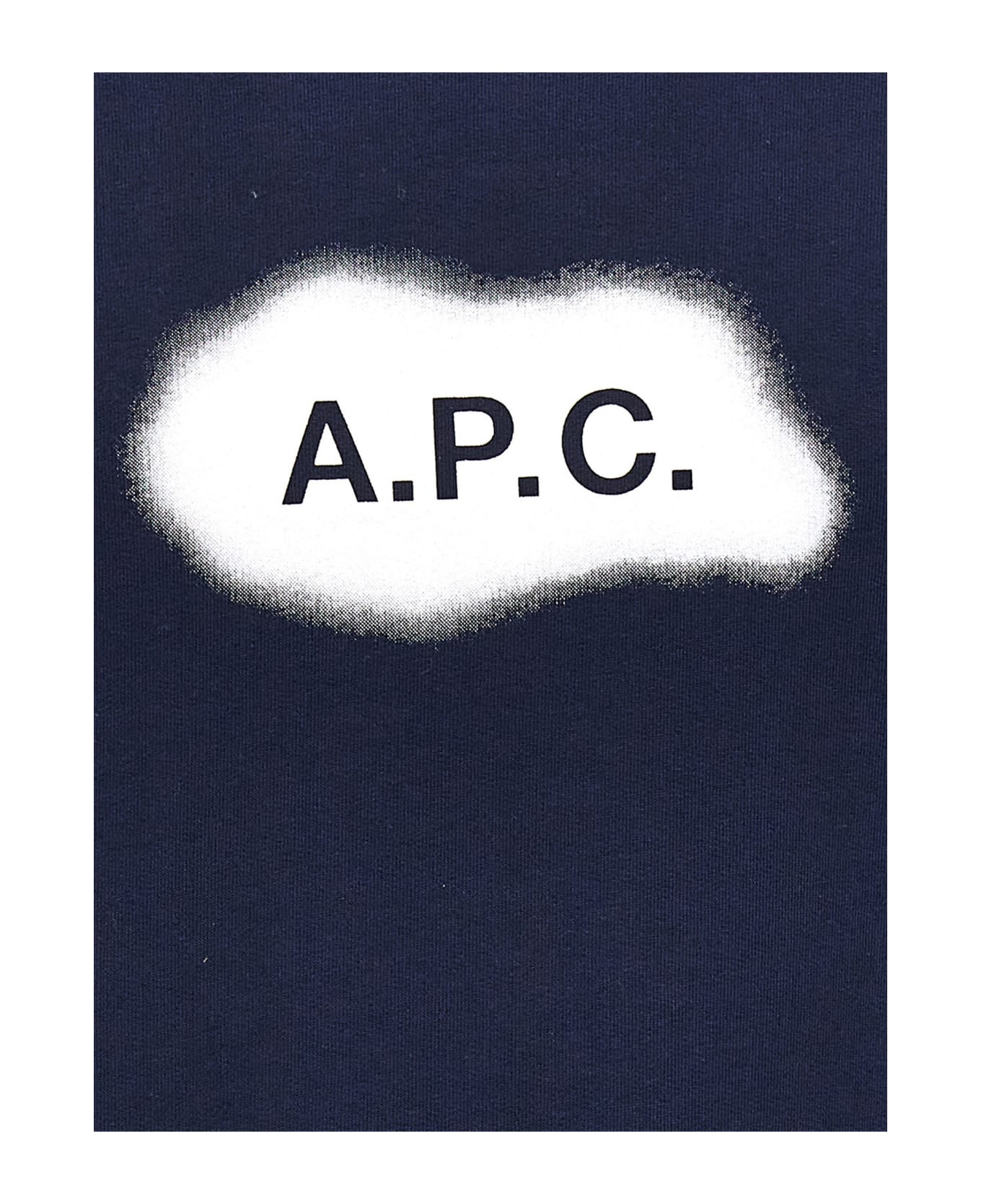 A.P.C. Alastor Cotton Sweatshirt - Blue