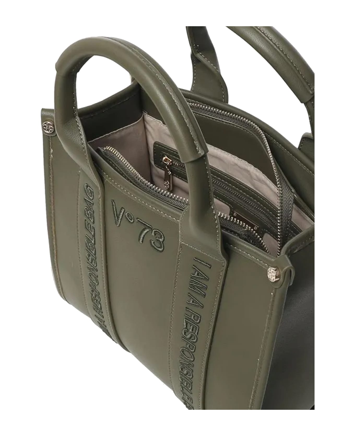 V73 Echo Shopping Tote Bag 73 - Green