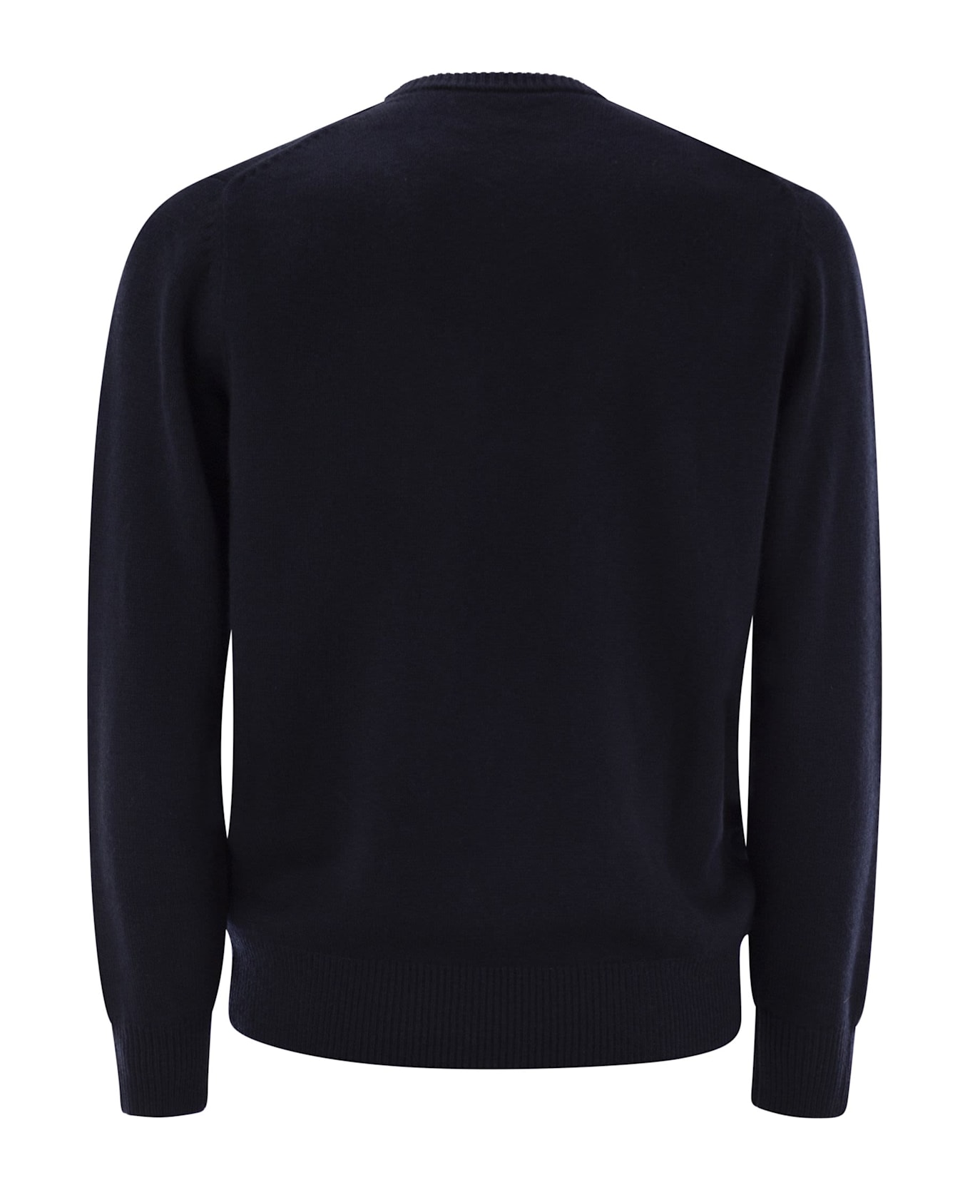 MC2 Saint Barth Moscow Mule Wool And Cashmere Blend Jumper - Blue