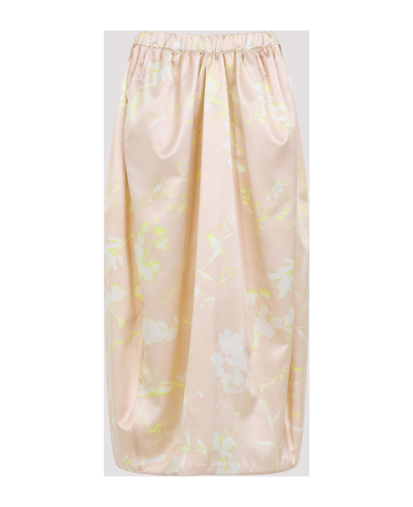 Fabiana Filippi Silk Midi Skirt - Cipria