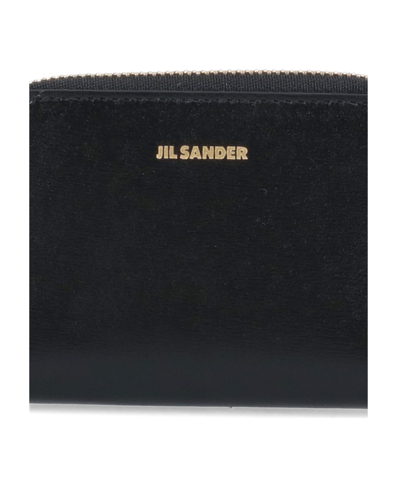 Jil Sander Zip-around Wallet Small - Black   財布