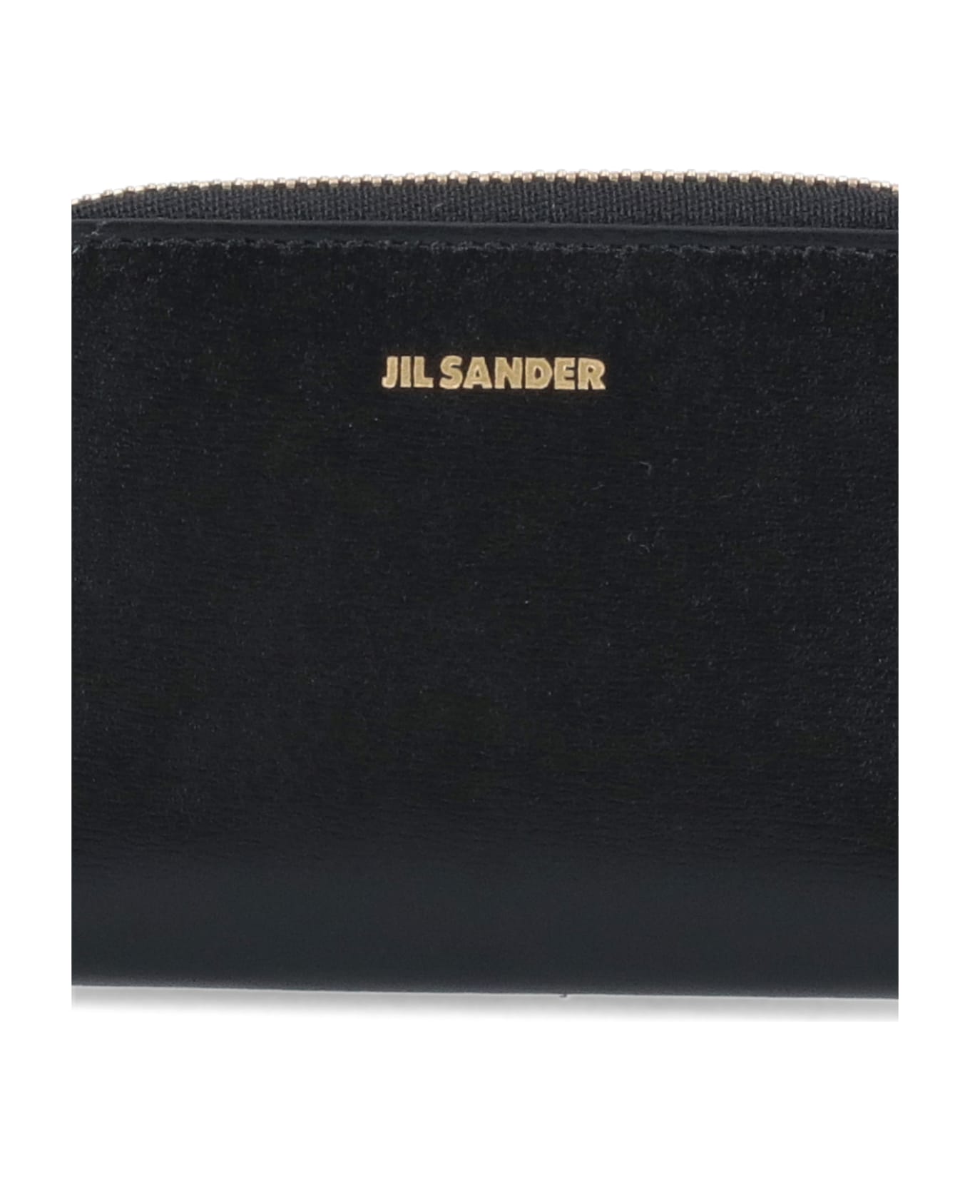 Jil Sander Zip-around Wallet Small - BLACK