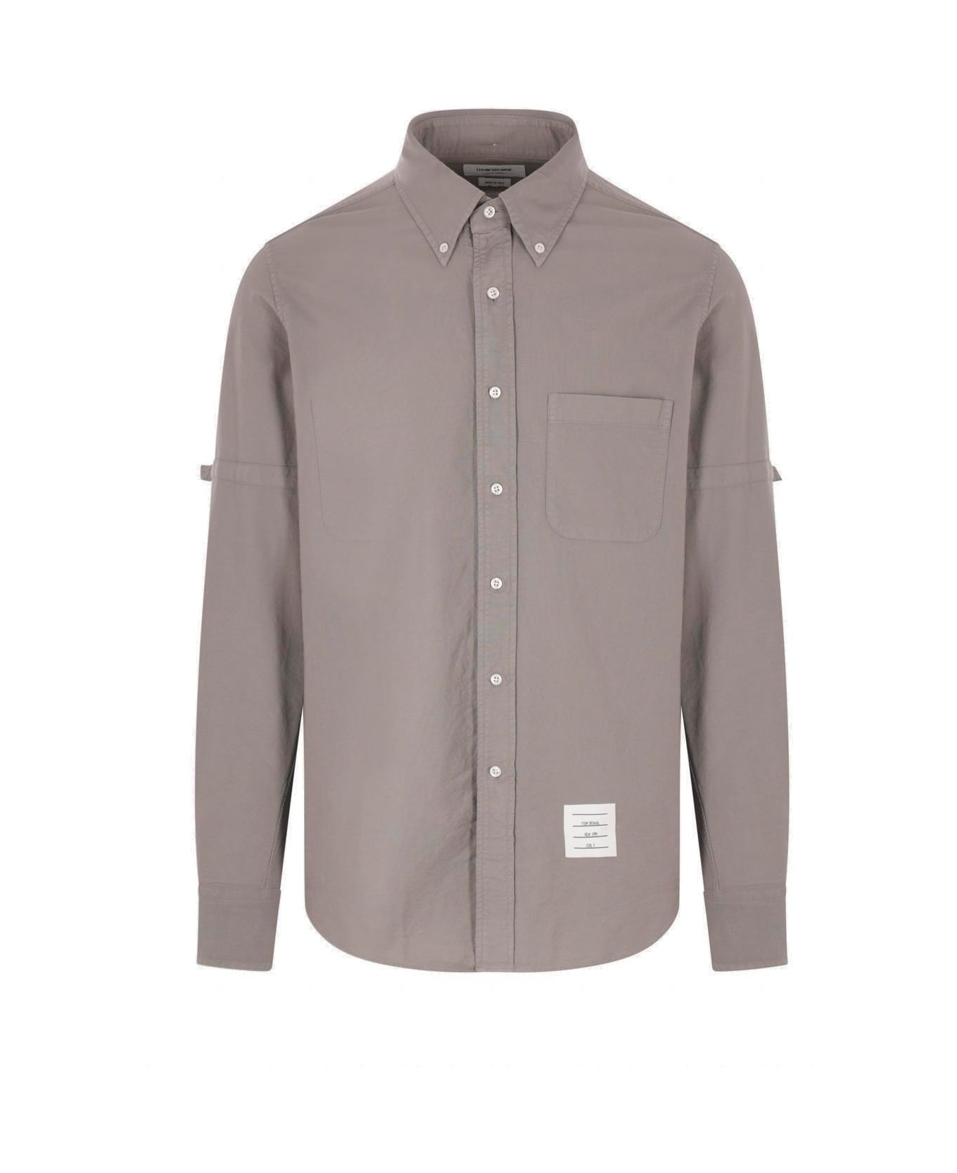 Thom Browne Oxford Armband Shirt - MED GREY