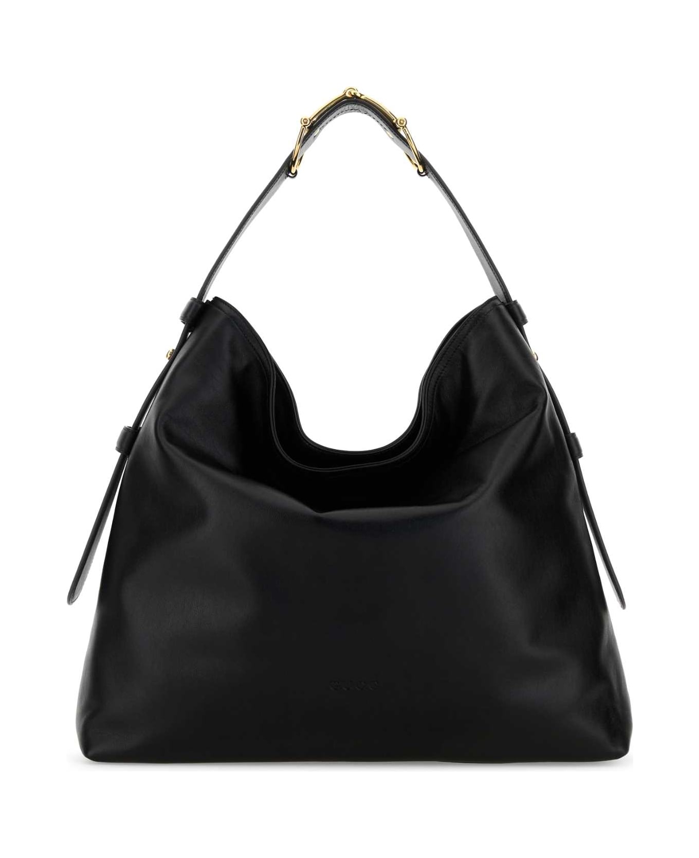 Gucci Black Leather Large Gucci Beatrix Shopping Ba - NERO