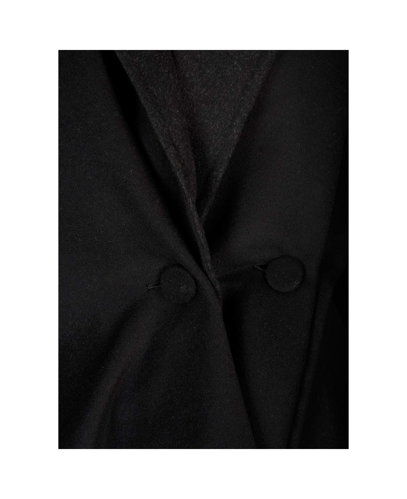 Givenchy Wool Cashmere Double Face Jacket - Black