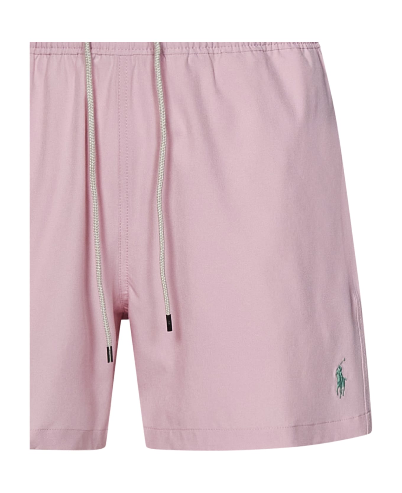 Polo Ralph Lauren Pink Stretch Polyester Swimming Shorts - GARDENPINK スイムトランクス