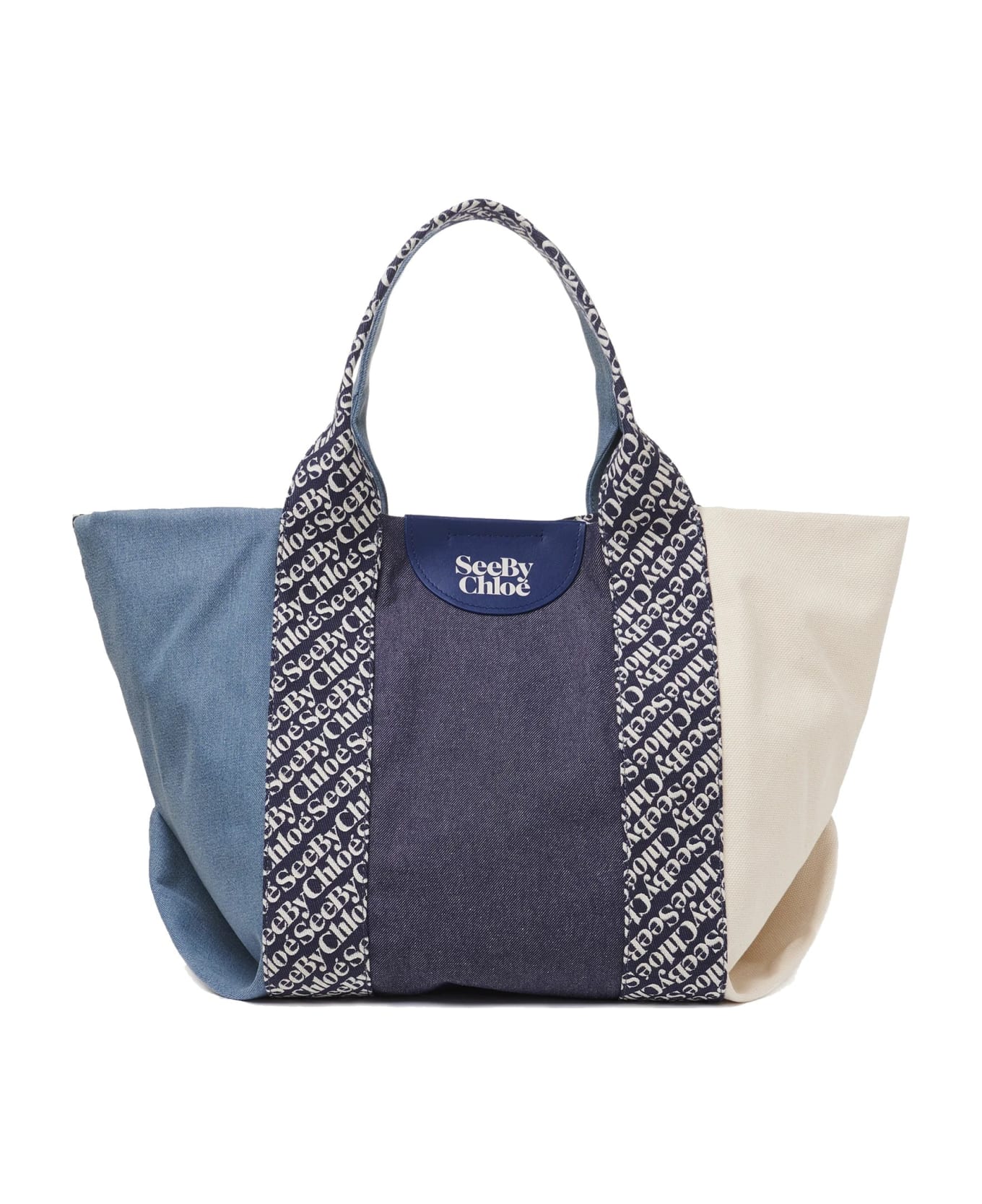 See by Chloé Letizia Tote Bag - Blue トートバッグ