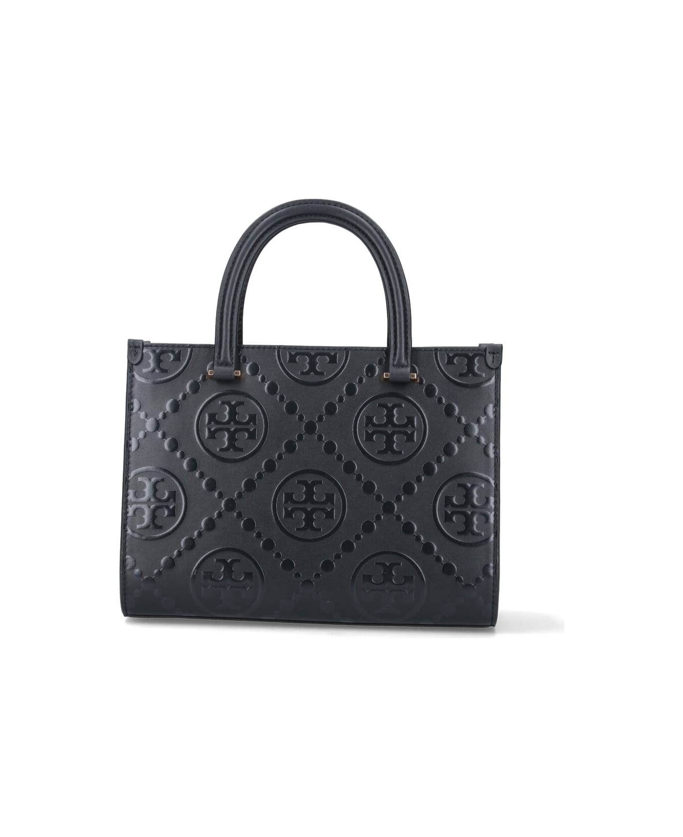 Tory Burch 't Monogram' Medium Tote Bag - Black