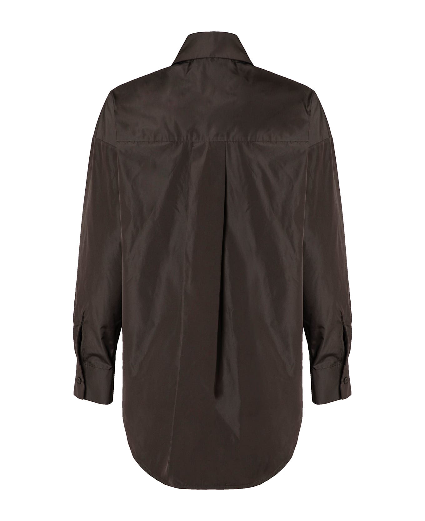 Parosh Taffeta Shirt - brown