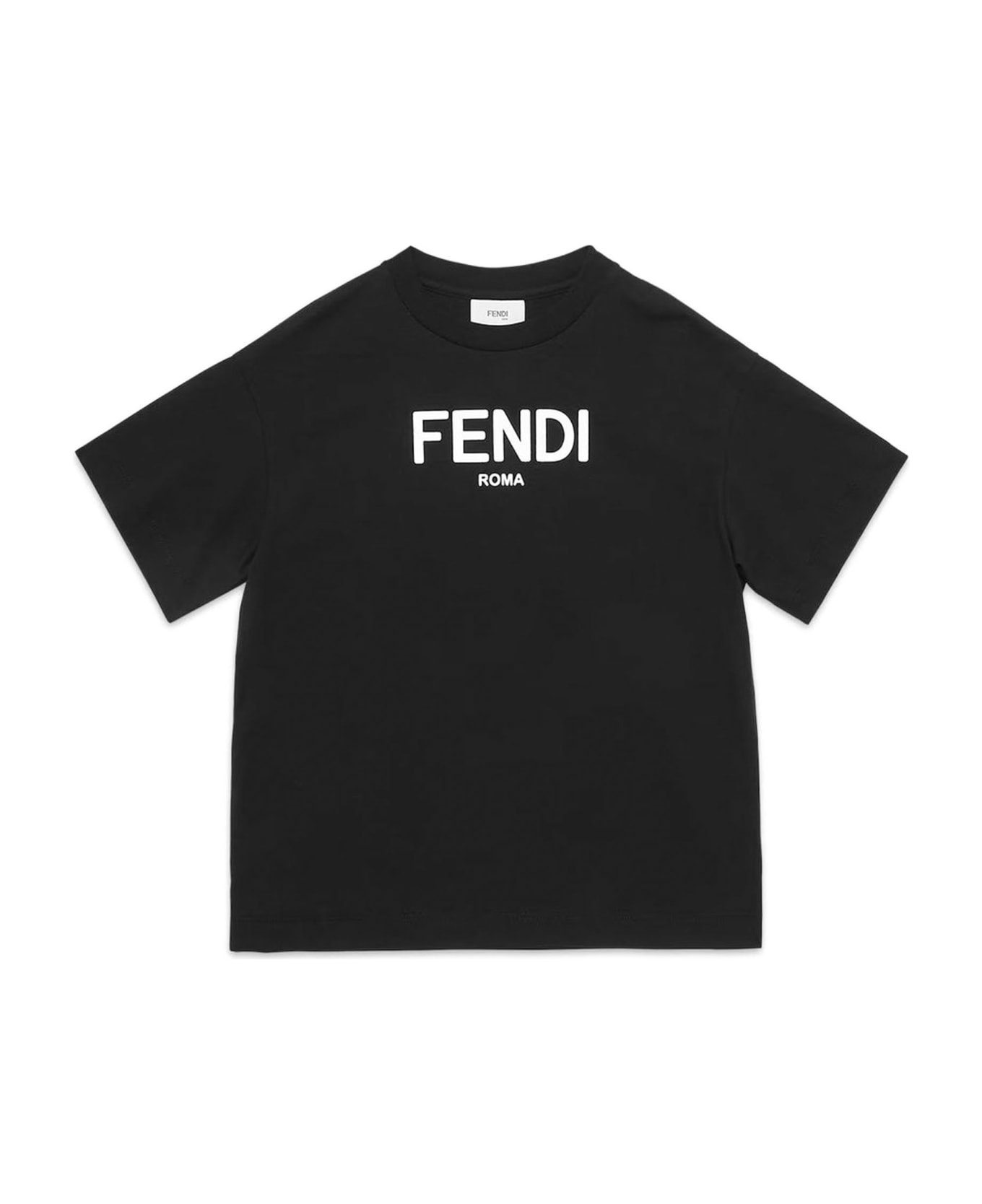 Fendi Kids T-shirts And Polos Black - Black