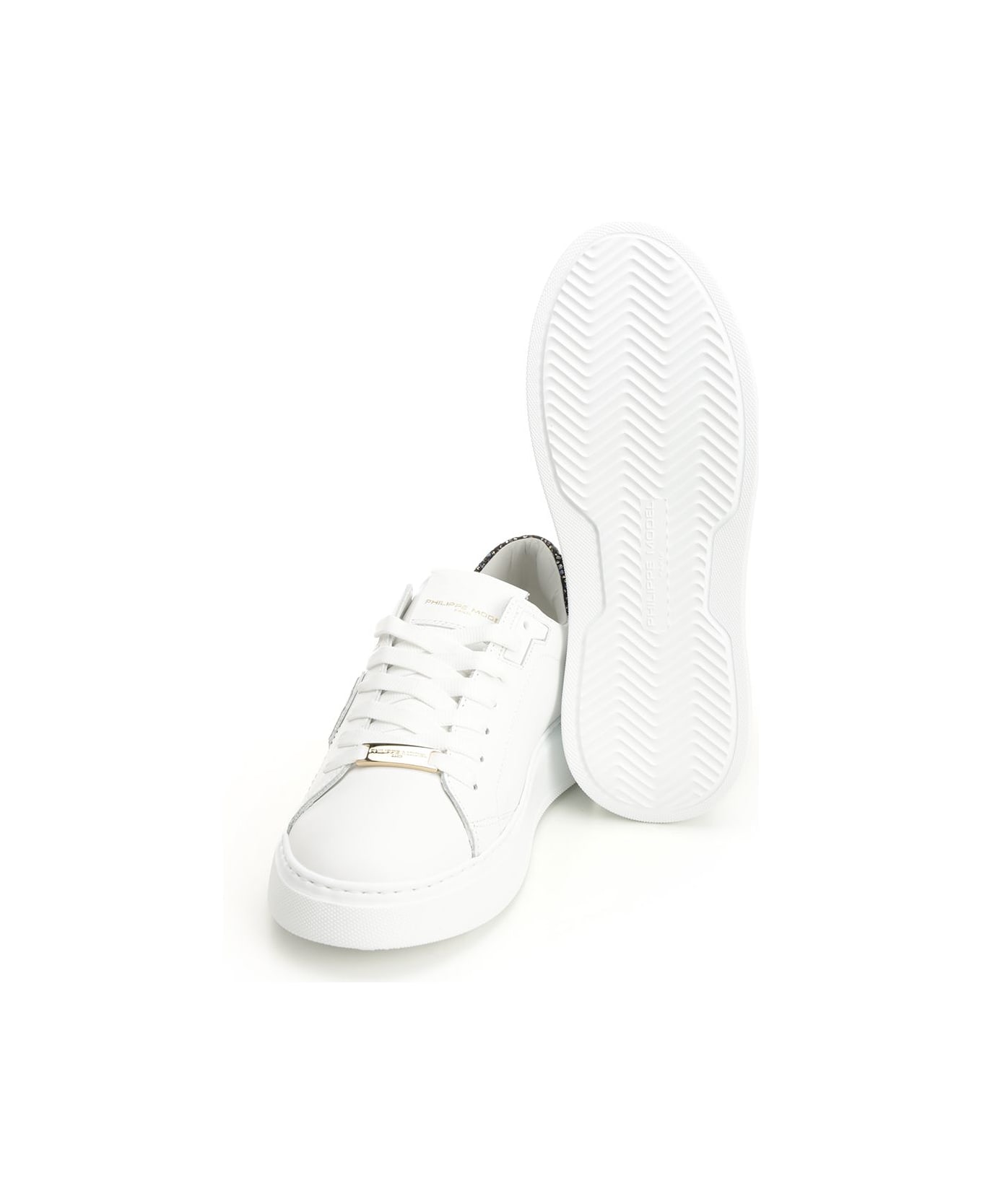 Philippe Model Temple Sneaker - White 1