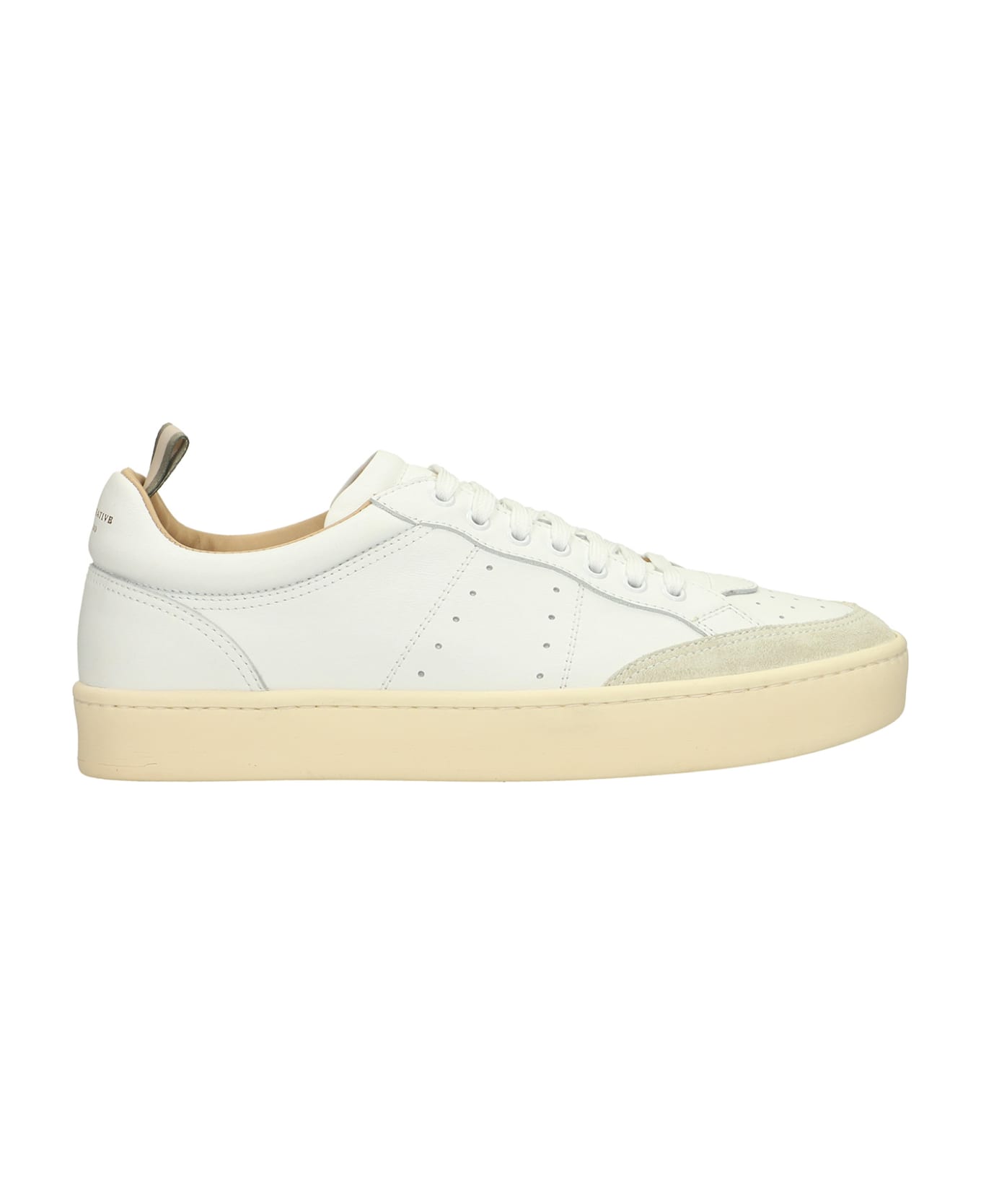 Officine Creative Sneakers In White Leather - white