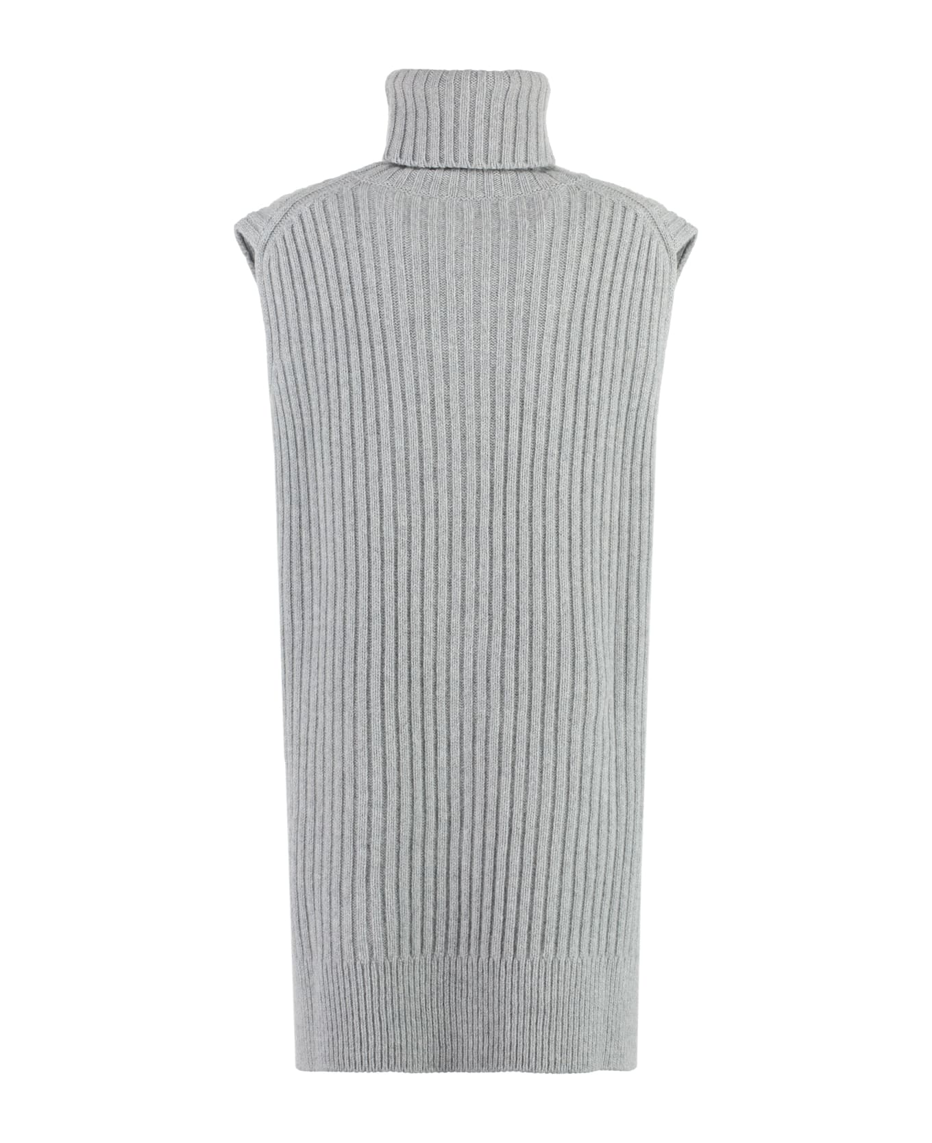 Stella McCartney Cable Knit Sleeveless Sweater - grey