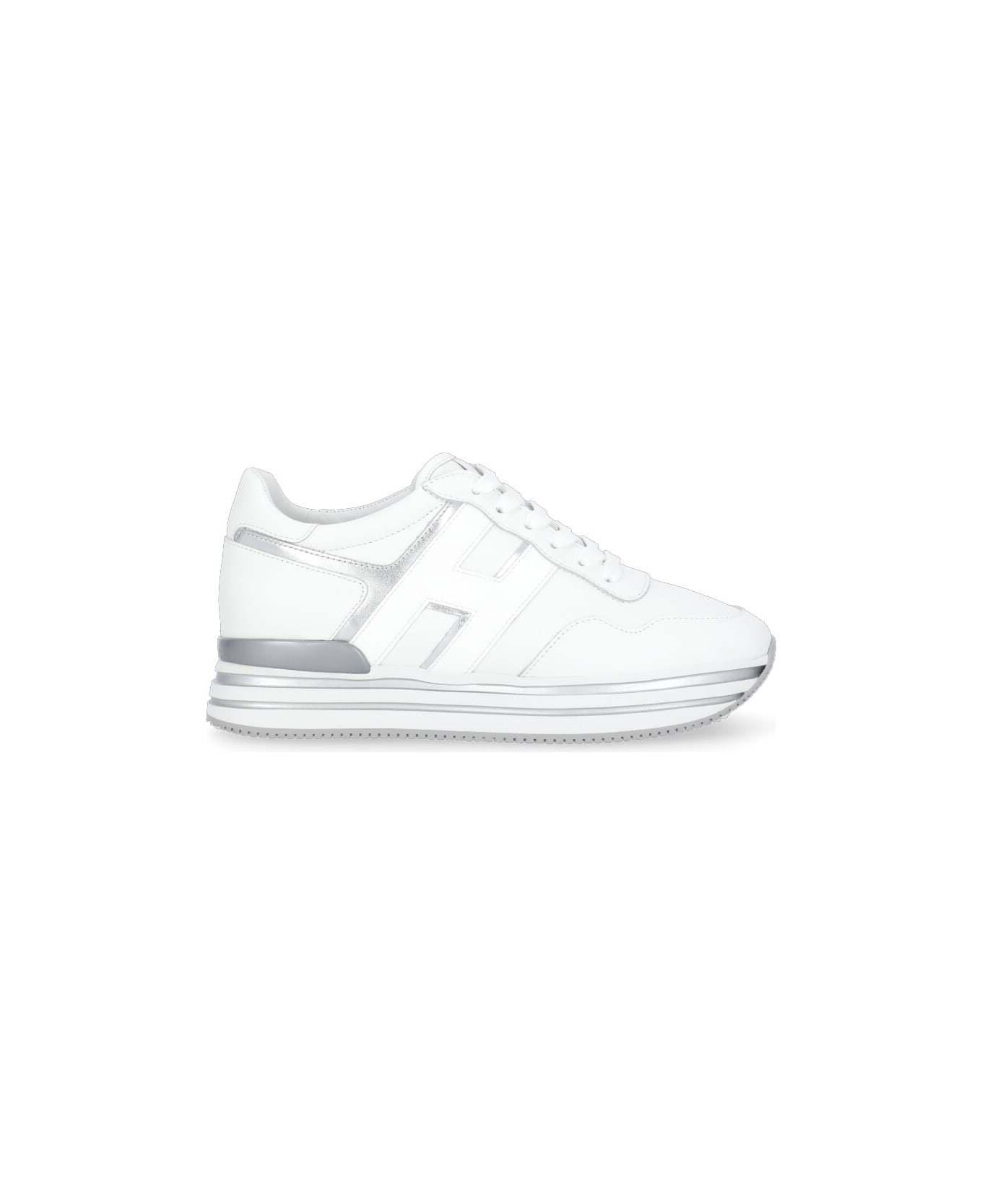 Hogan Midi Platform H483 Sneakers - White