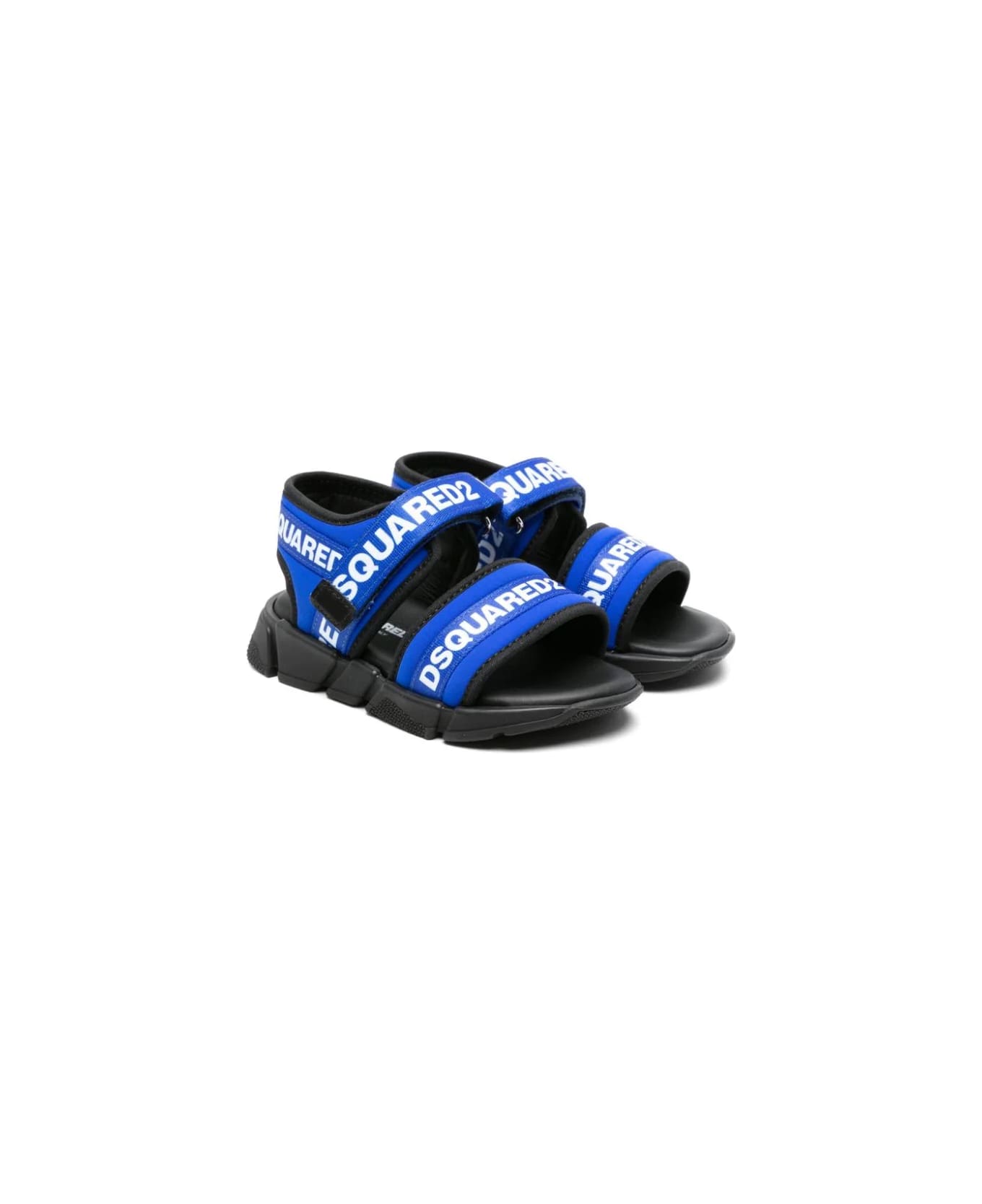 Dsquared2 Sandals With Logo - Blue
