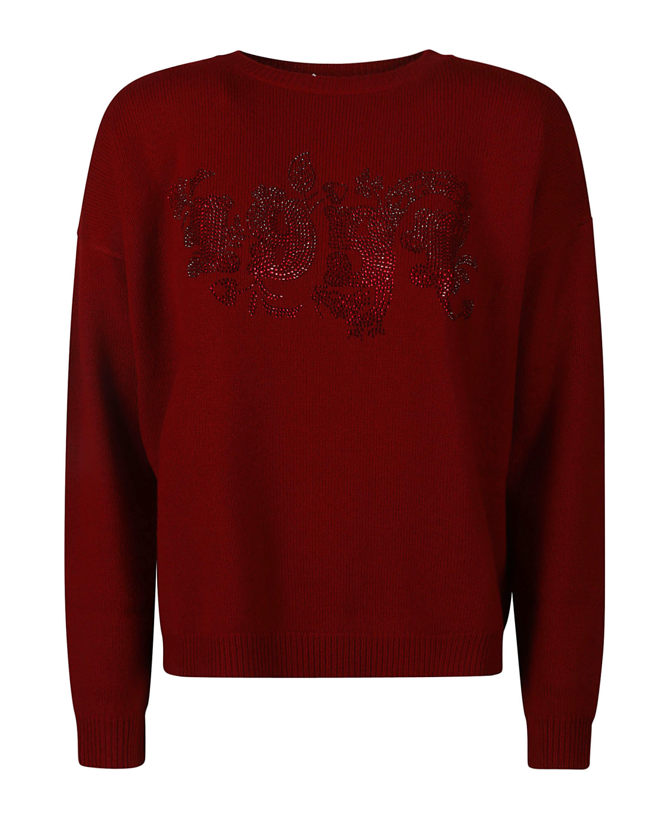 Max Mara Nias Sweater - fondo rosso ニットウェア