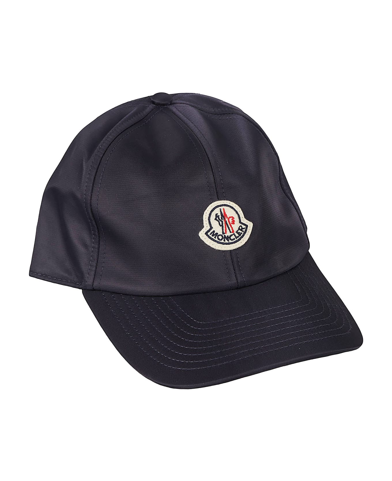 Moncler Logo Patch Baseball Cap - Navy